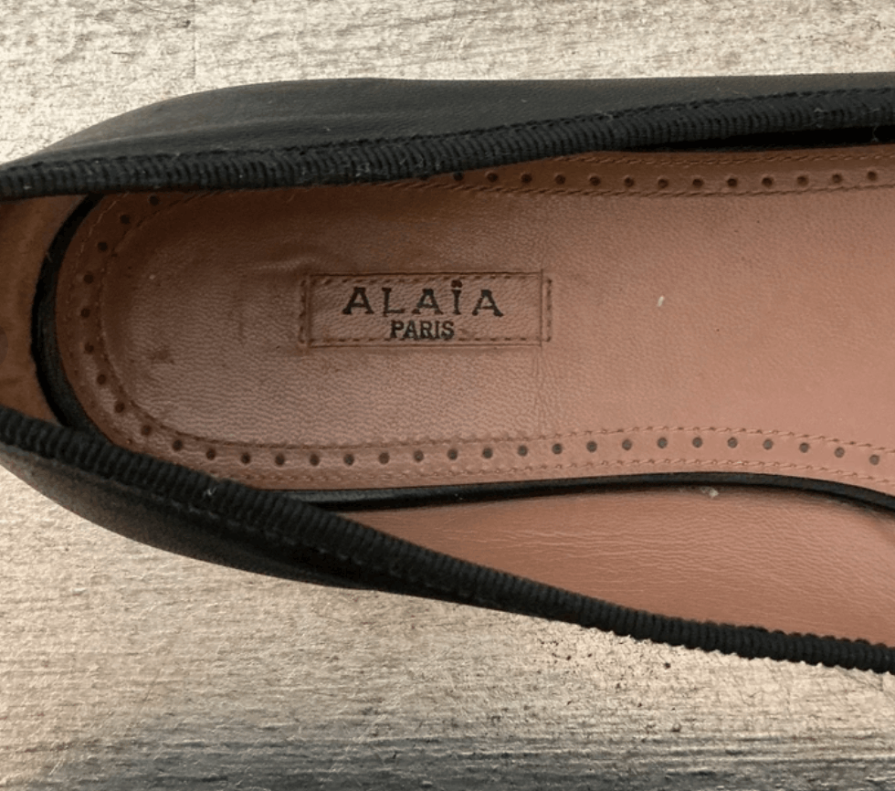 Alaia Vintage Alaïa Black Ballet Flats Size US 8 / IT 38 - 5 Thumbnail