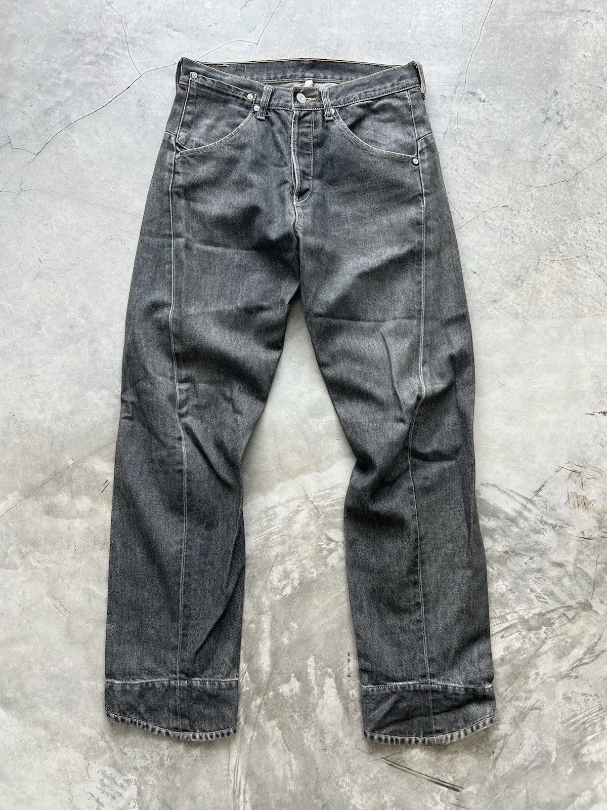 Levis Engineered Twisted Seams Jeans Made In Korea 31x32