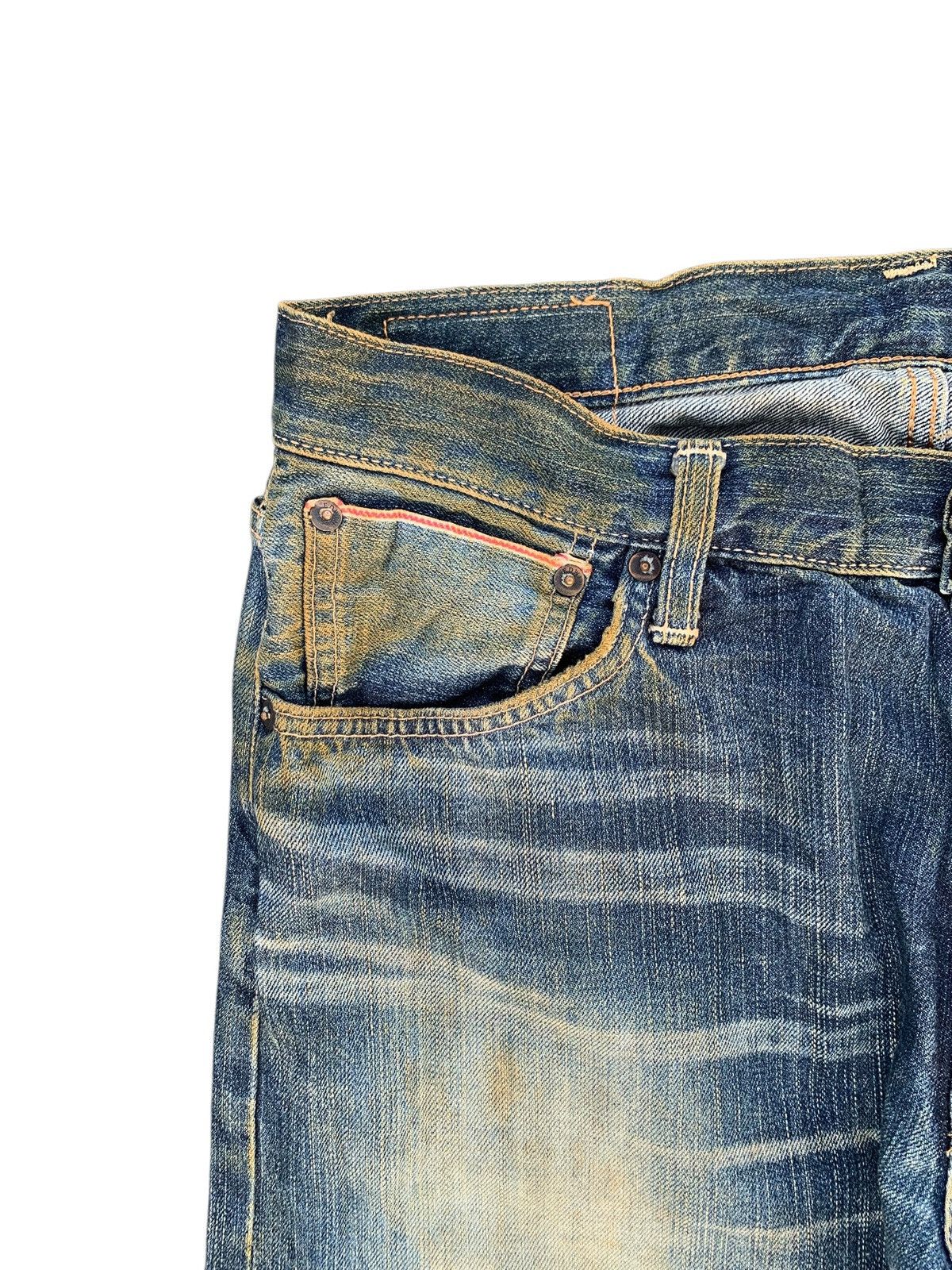 Edwin VINTAGE EDWIN SELVEDGE 505s JAPANESE DISTRESSED DENIM Size US 32 / EU 48 - 15 Thumbnail