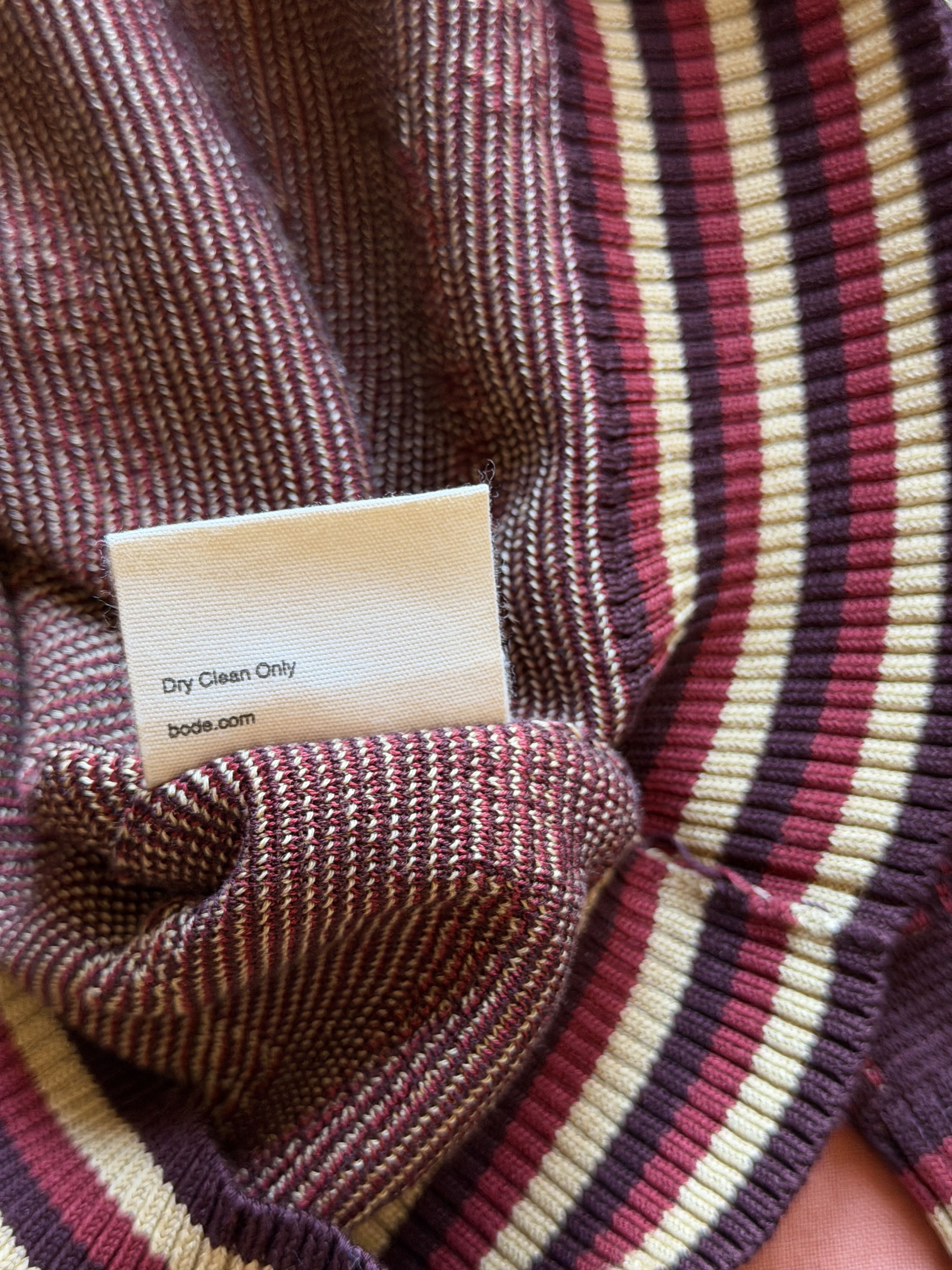 Bode Bode Gridiron Quarter Zip Sweater in Brown Size US L / EU 52-54 / 3 - 11 Thumbnail