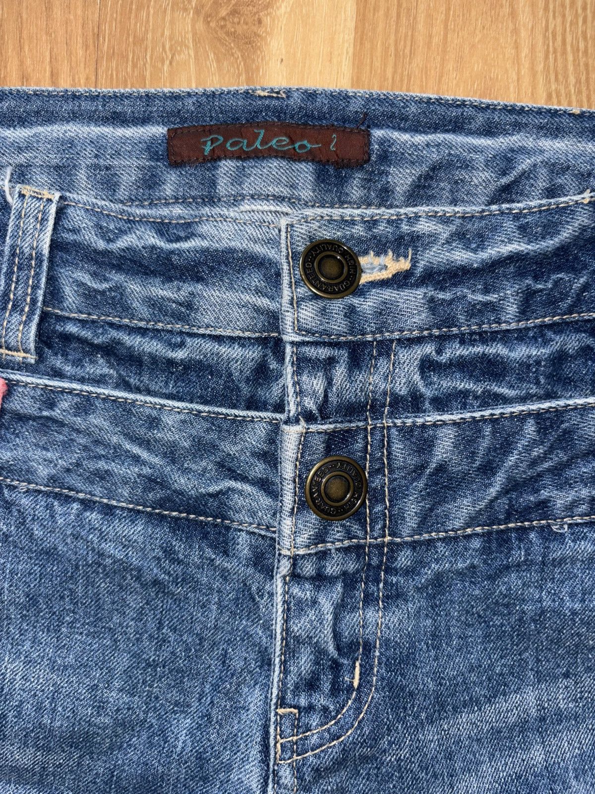 Japanese Brand Japanese brnd paleco 2 x double waisted denim jeans Size US 35 - 3 Thumbnail