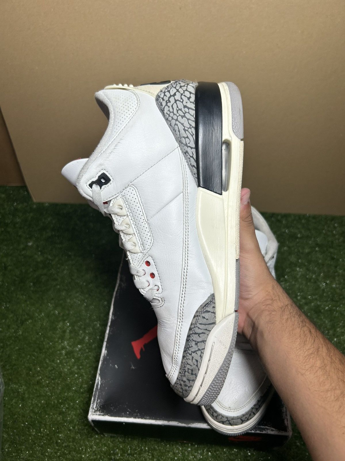 Jordan Brand Jordan 3 white cement reimagine Size US 11 / EU 44 - 7 Thumbnail