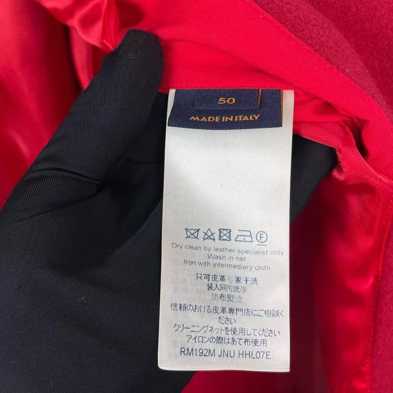 Louis Vuitton Louis Vuitton Red and white contrast stitching embroidered Size US M / EU 48-50 / 2 - 9 Thumbnail
