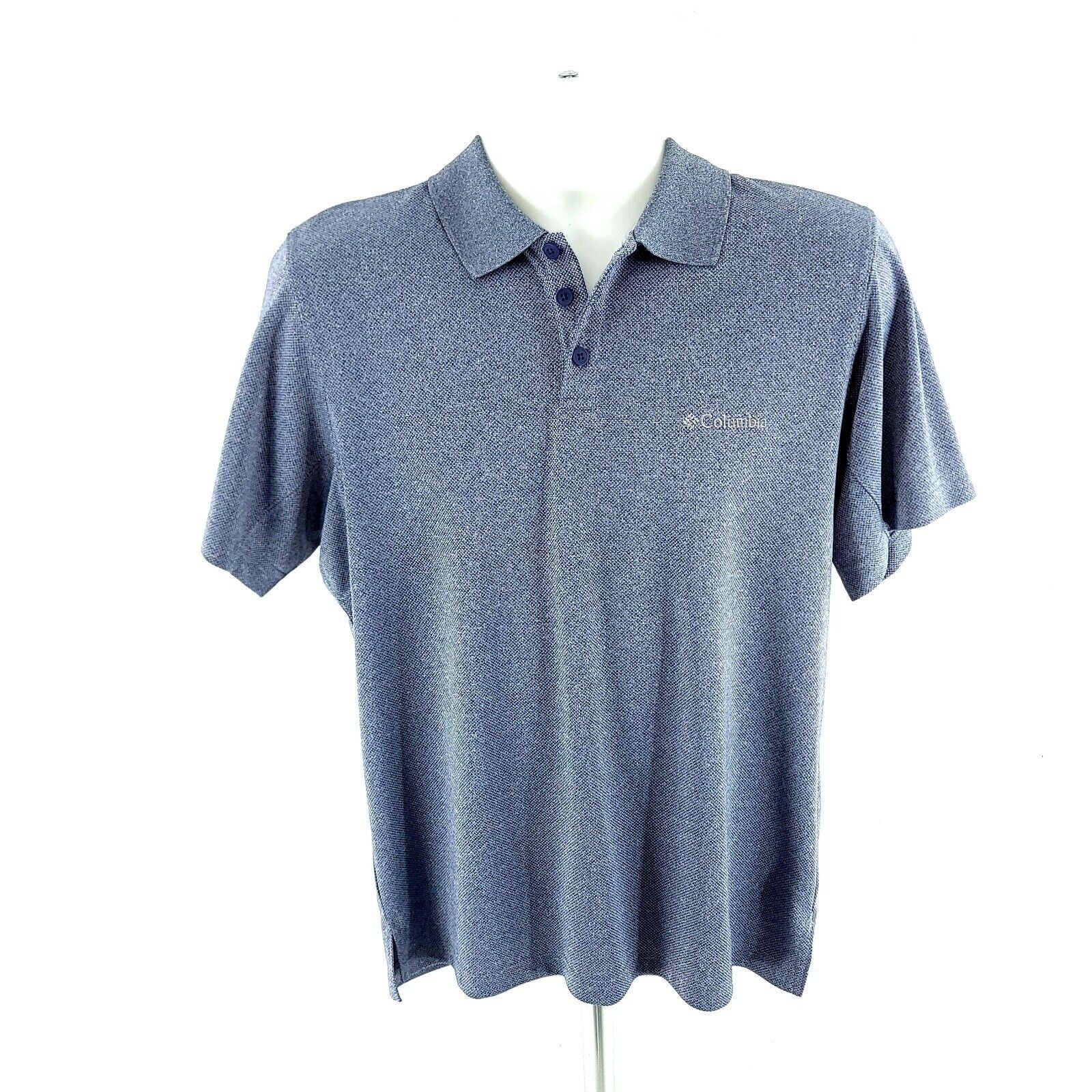 Columbia Columbia Omni Shade Sun Protection Blue Medium Polo Shirt Sh Size US M / EU 48-50 / 2 - 2 Thumbnail