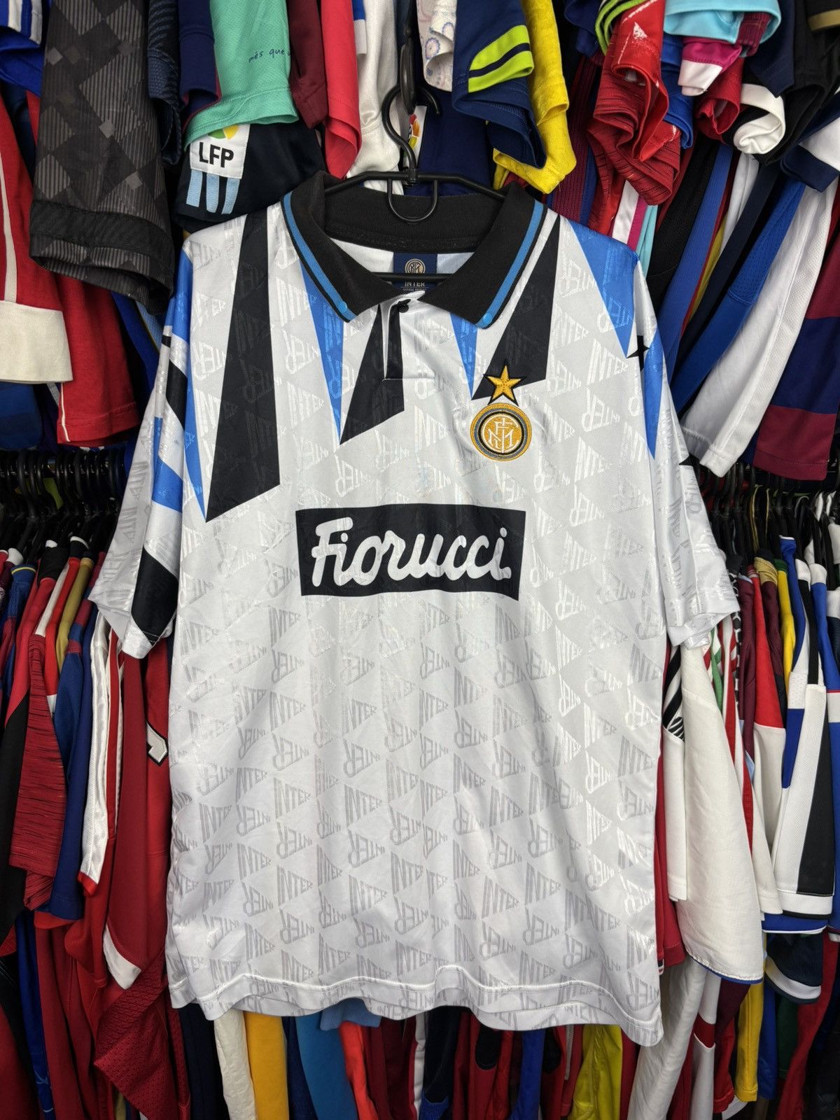 Other Inter Milan 1992 Score Draw Football Replica soccer jersey Size US XL / EU 56 / 4 - 1 Thumbnail