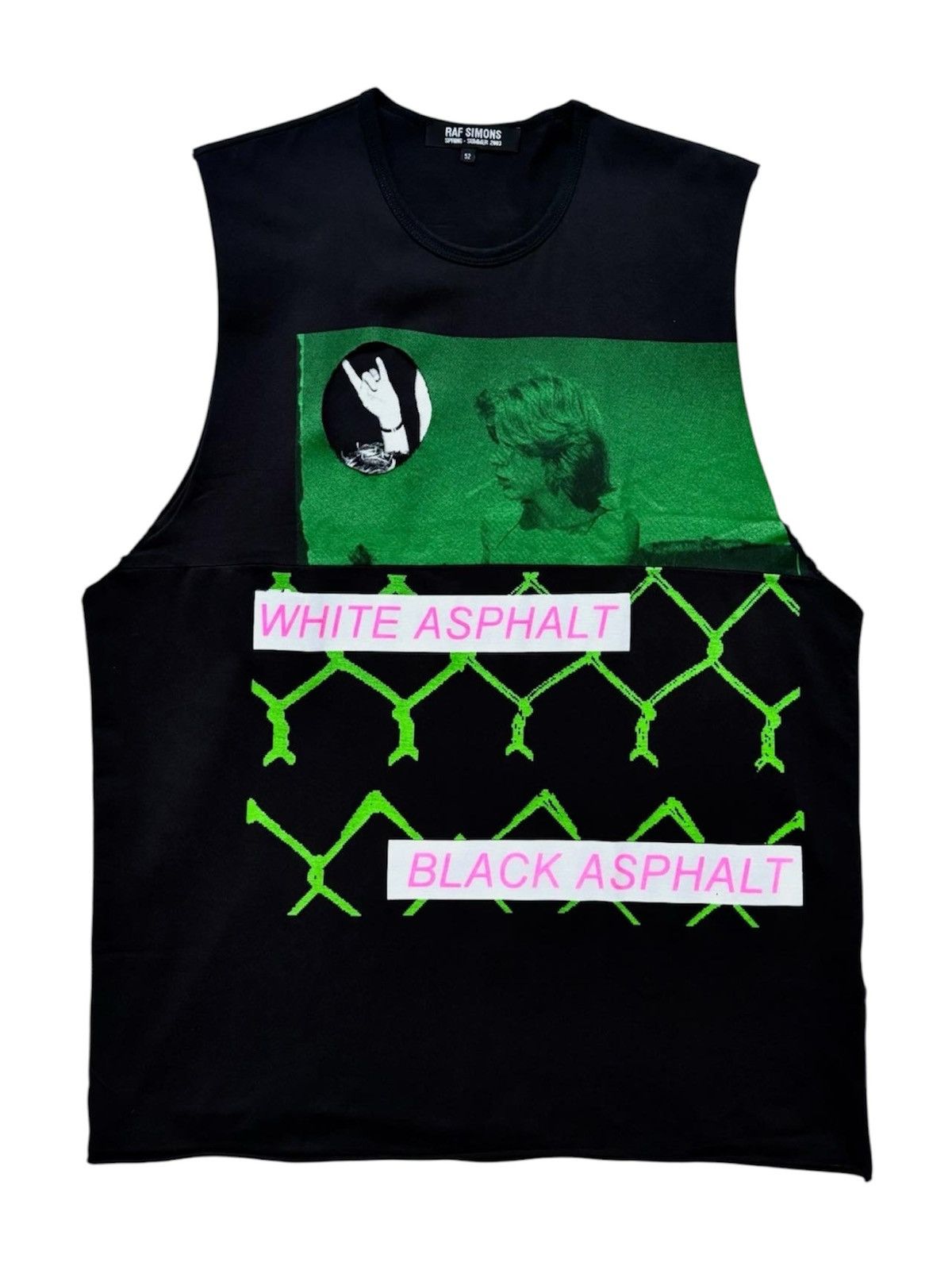 Raf Simons S/S 2003 “Consumed” Asphalt Tank Top Size US L / EU 52-54 / 3 - 2 Thumbnail