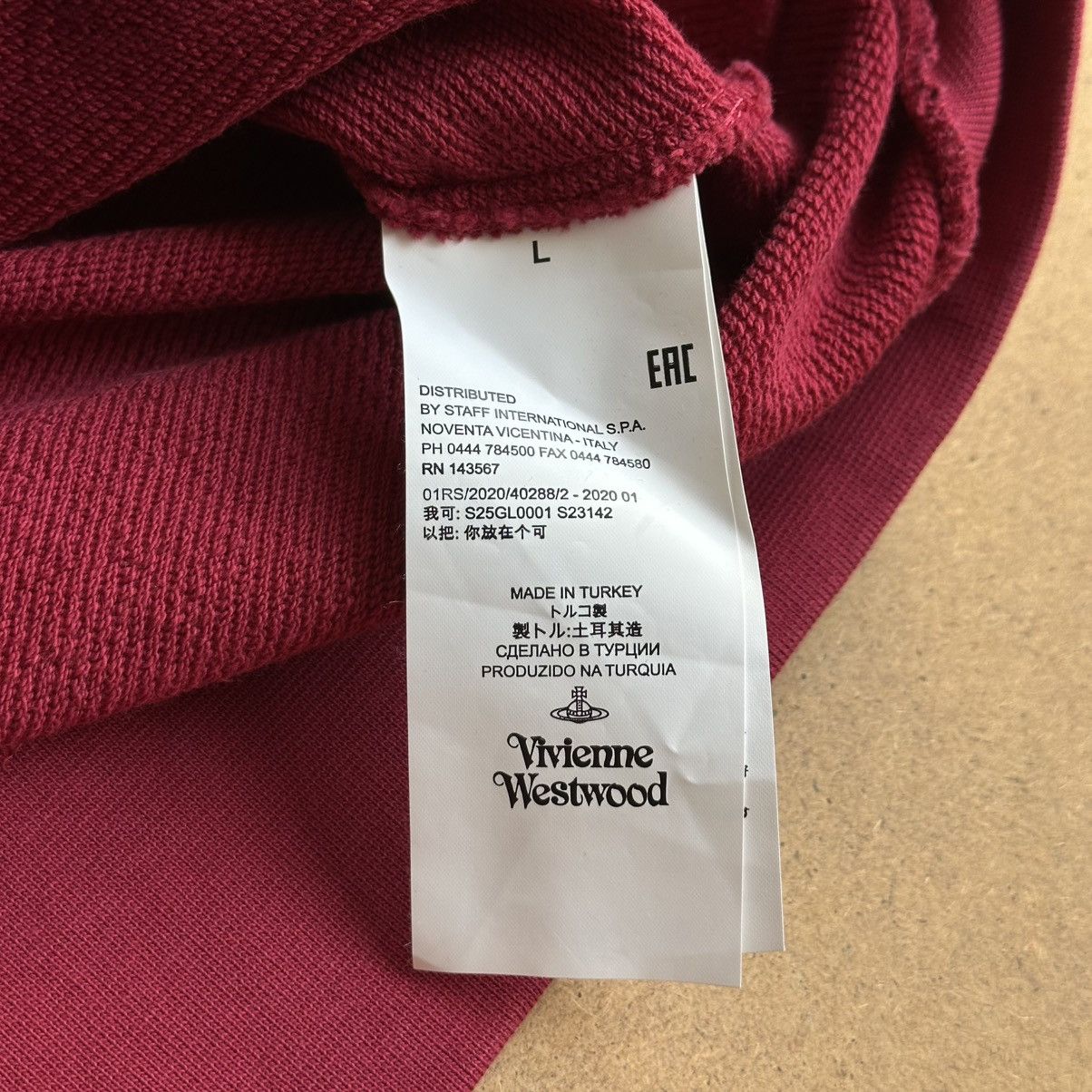 Vivienne Westwood VIVIENNE WESTWOOD ORB BASIC SWEATSHIRT CREWNECK Size US L / EU 52-54 / 3 - 9 Thumbnail