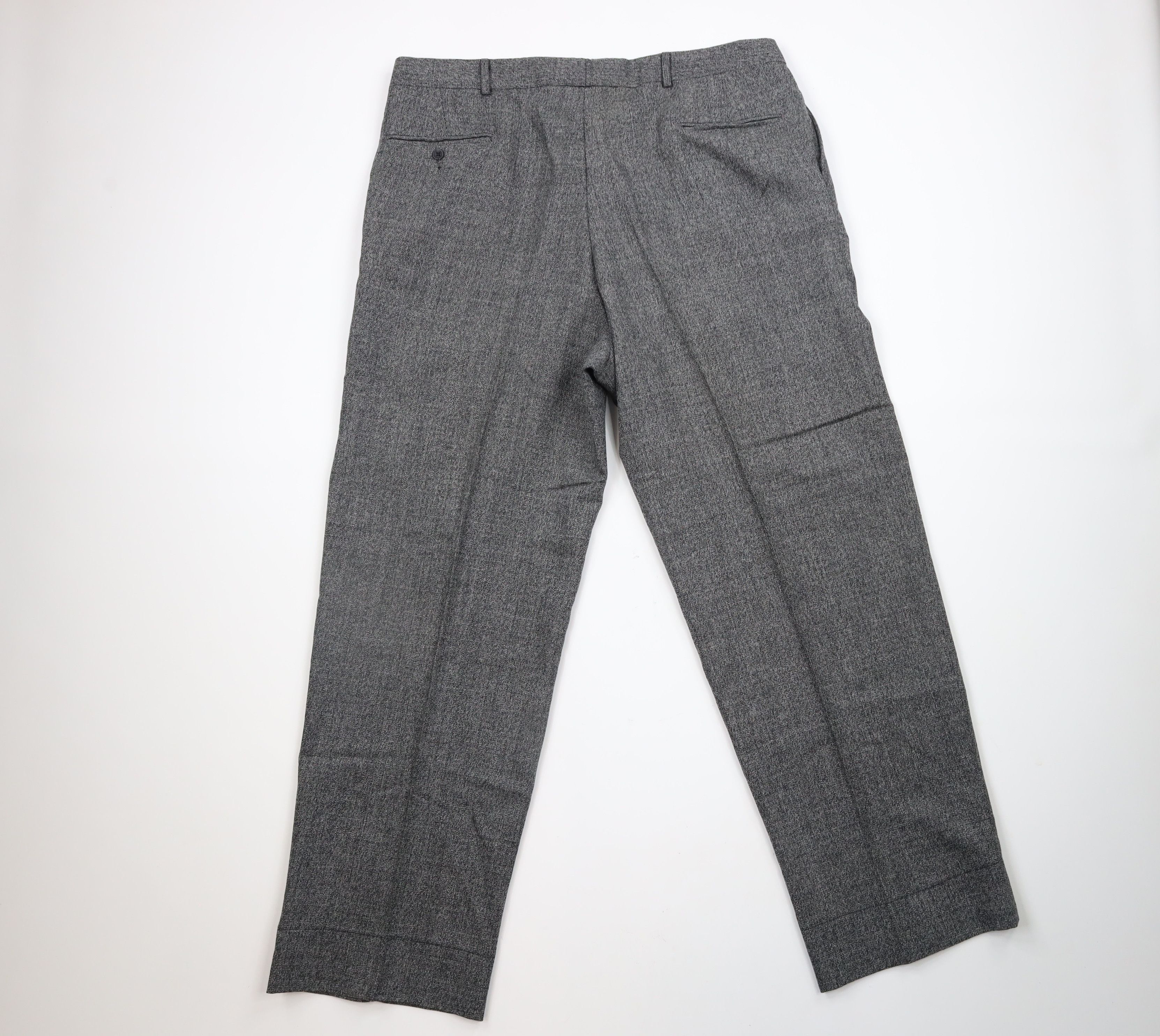 Vintage Vintage 70s Streetwear Wool Knit Wide Leg Bell Bottoms Pants Size US 38 / EU 54 - 9 Thumbnail