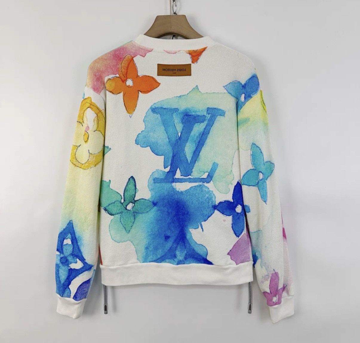 Louis Vuitton Louis Vuitton Colorful Ink Three Flower Print Sweatshirt K12 Size XS / US 0-2 / IT 36-38 - 2 Thumbnail