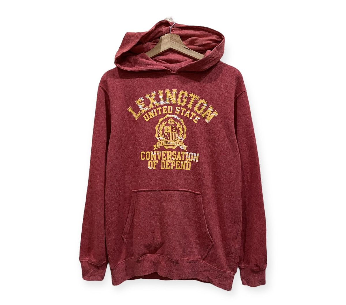 Vintage Vintage Lexington Spell out Hoodie Size US M / EU 48-50 / 2 - 1 Thumbnail