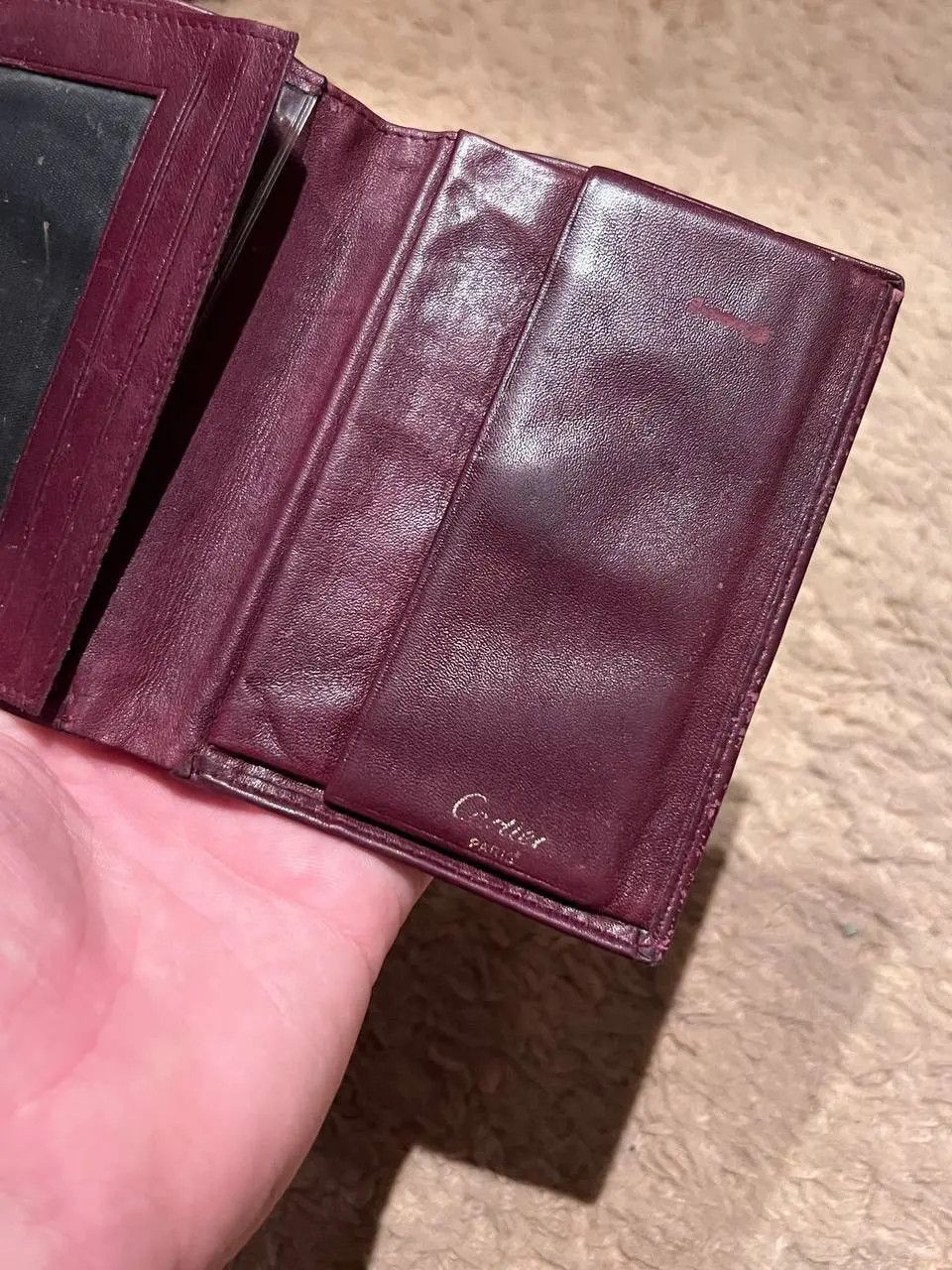 Cartier Cartier Vintage Rare Wallet Size ONE SIZE - 2 Thumbnail