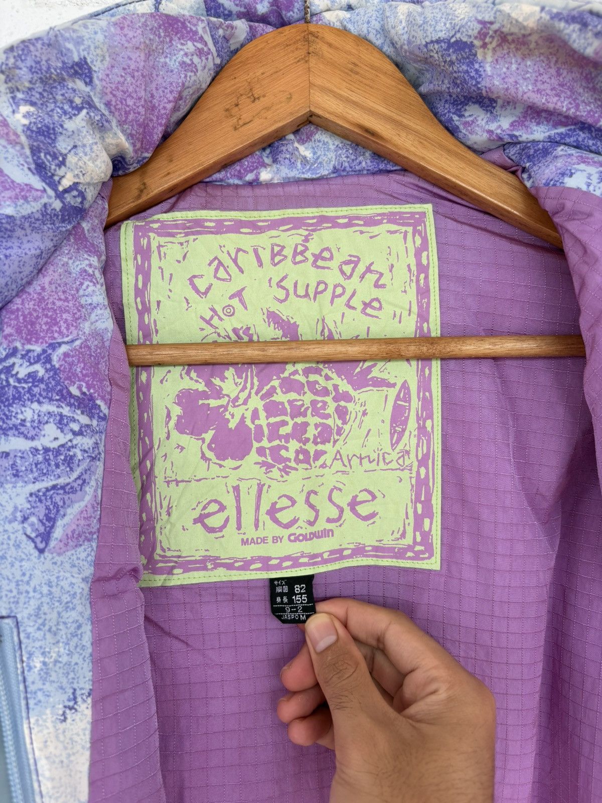 Ellesse × Goldwin Ellesse x Goldwin Floral Tech Jacket Caribbean Supple Size US M / EU 48-50 / 2 - 13 Thumbnail