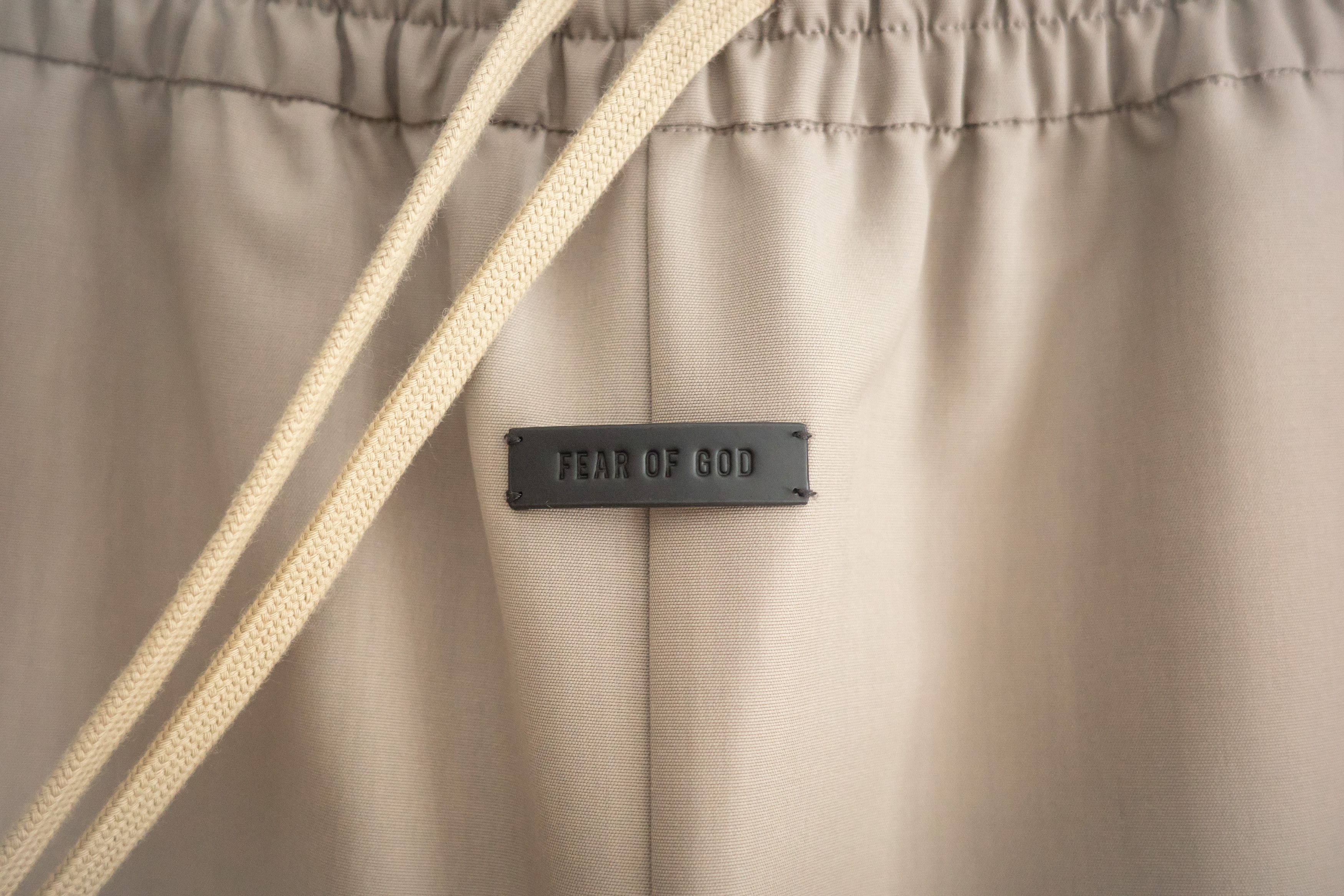Fear of God Fear of God Beige Wool Center Seam Track Pants Size US 32 / EU 48 - 5 Thumbnail