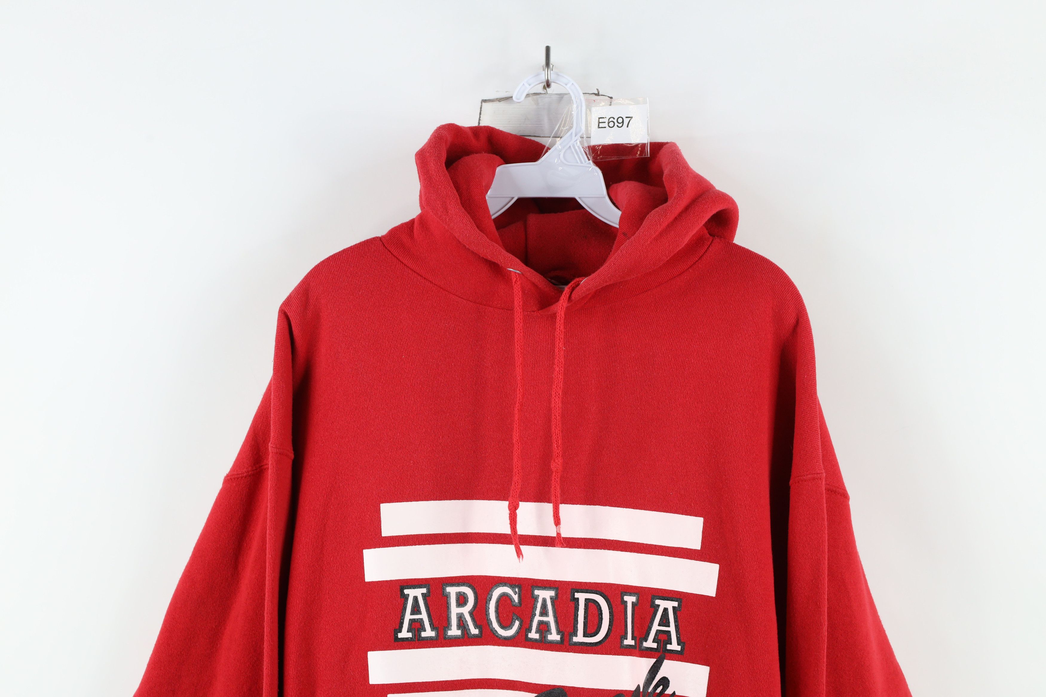 Vintage Vintage 90s Streetwear Track and Field Hoodie Sweatshirt USA Size US L / EU 52-54 / 3 - 2 Thumbnail