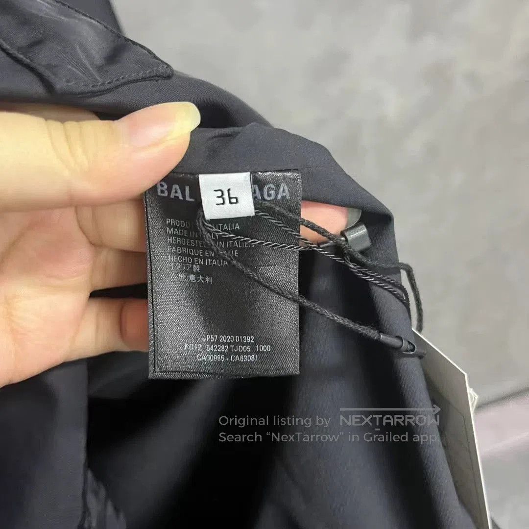 Balenciaga Balenciaga Black Logo Hooded Jacket. Size US S / EU 44-46 / 1 - 3 Thumbnail