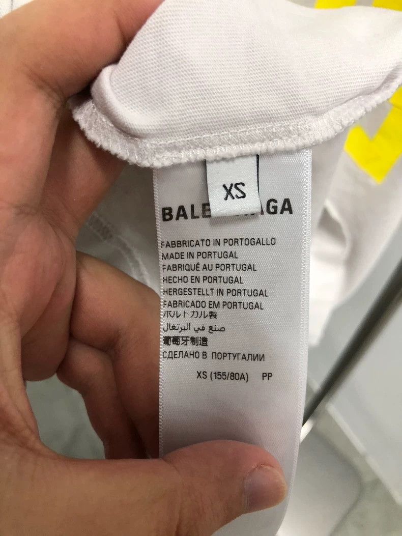 Balenciaga Balenciaga 24SS White Tape Adhesive Paper Short Sleeve T-S Size US XS / EU 42 / 0 - 4 Thumbnail