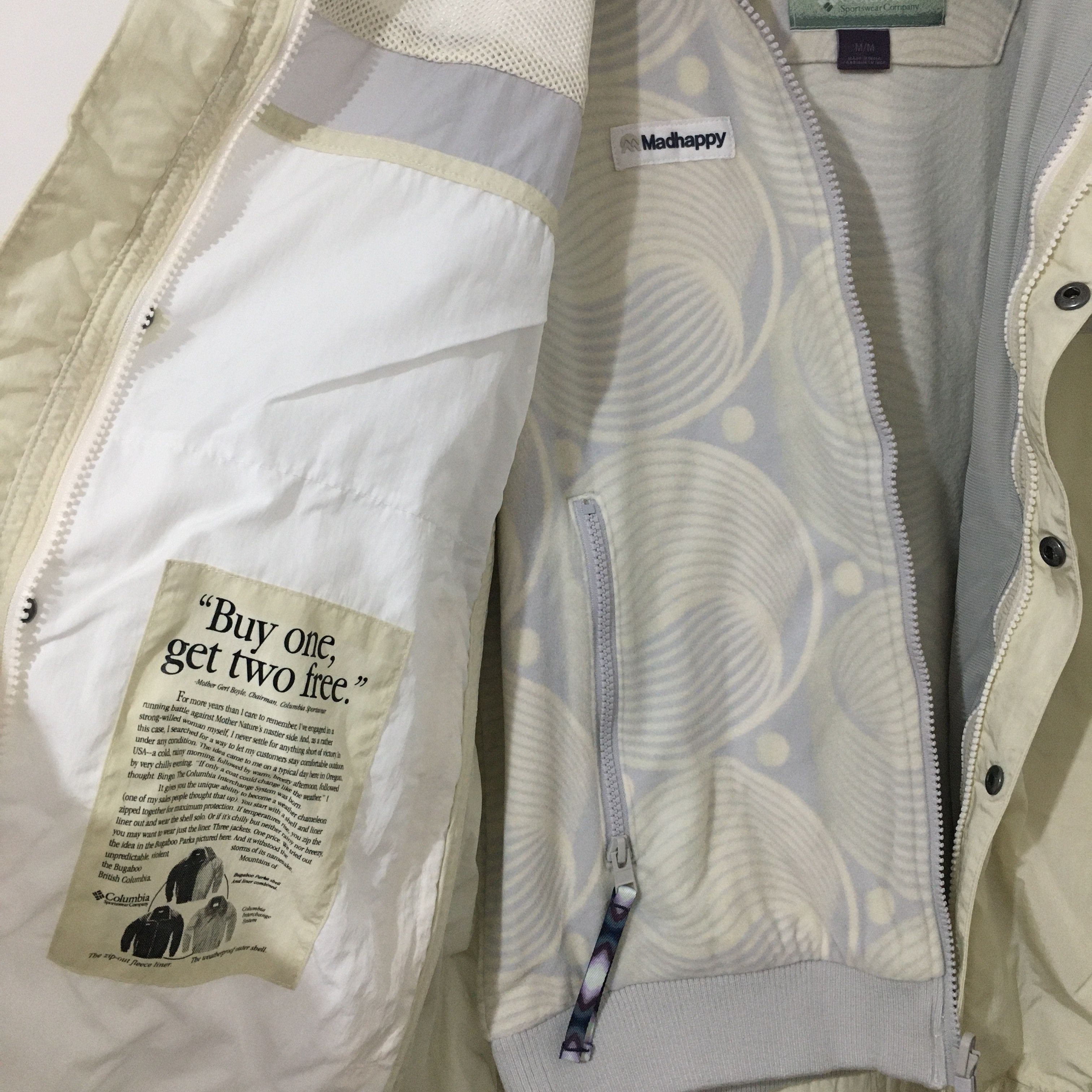 Columbia × Madhappy Madhappy x COLUMBIA 3 in 1 BUGABOO INTERCHANGEABLE JACKET Size L / US 10 / IT 46 - 9 Thumbnail