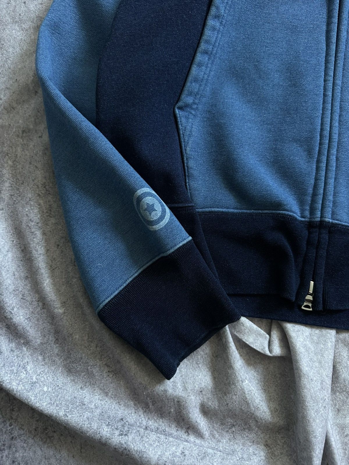 Bape Bape Indigo Tiger Shark Full Zip Hoodie Size US S / EU 44-46 / 1 - 4 Thumbnail