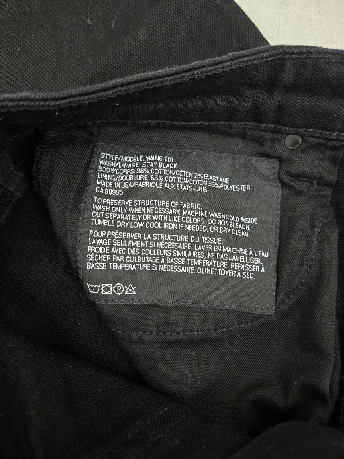 Alexander Wang Alexander Wang Jeans Women's 29 Black Denim Skinny Dark Wash Size 29" - 9 Thumbnail
