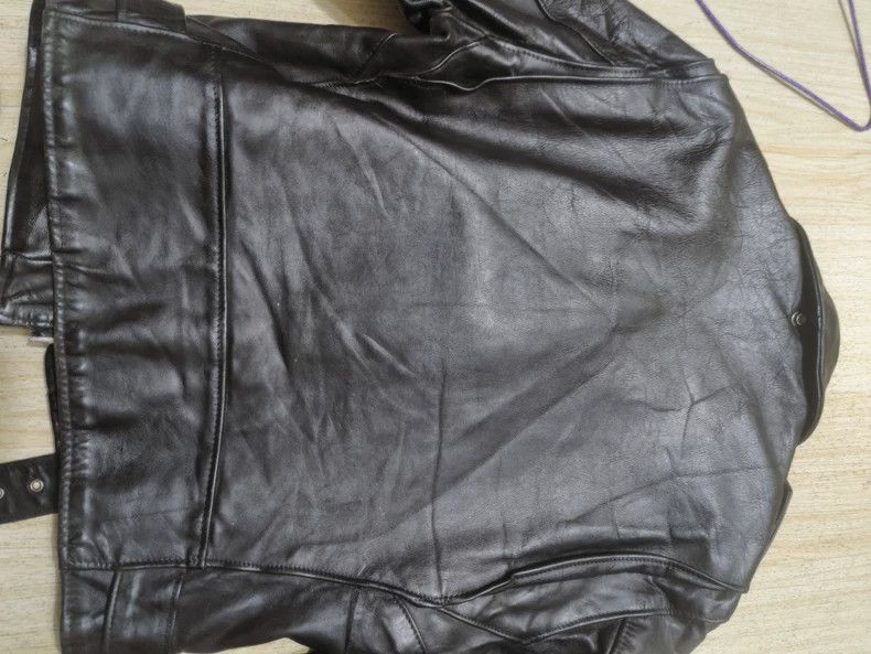 Schott Schott Classic diagonal zippered biker jacket slim fit cow Size US L / EU 52-54 / 3 - 6 Thumbnail