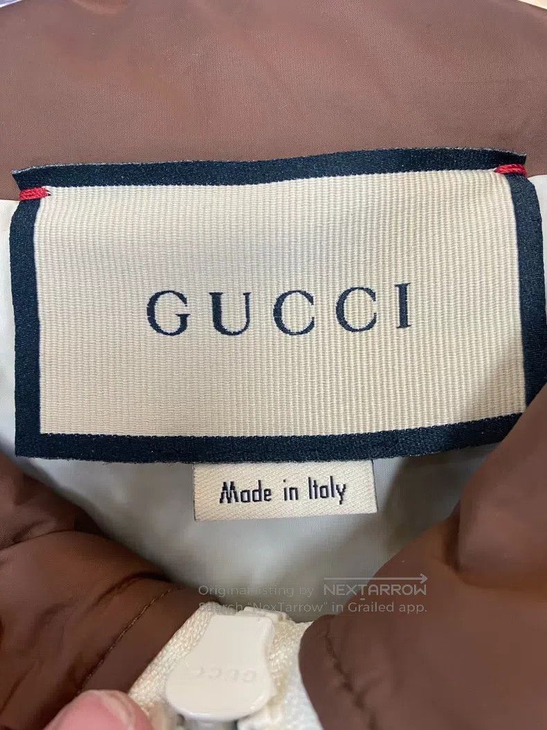 Gucci Gucci Brown nylon zipper jacket Size US M / EU 48-50 / 2 - 3 Thumbnail