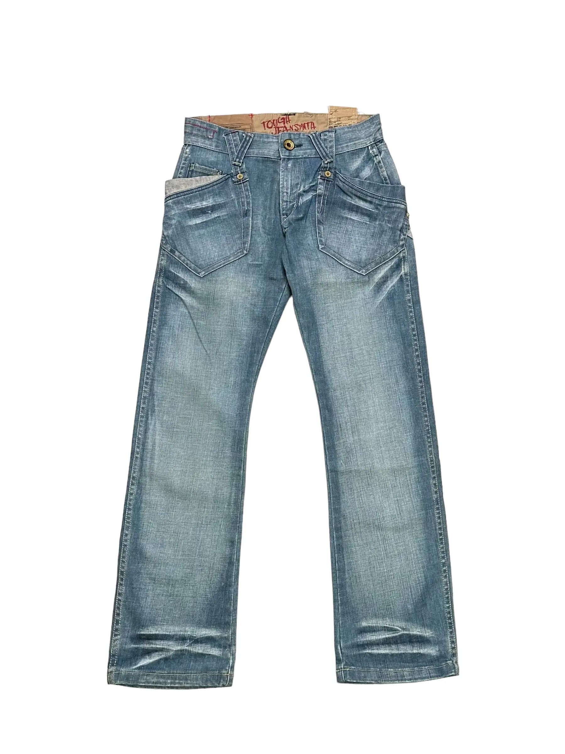 Japanese Brand Tough military distressed jeans Size US 30 / EU 46 - 2 Thumbnail