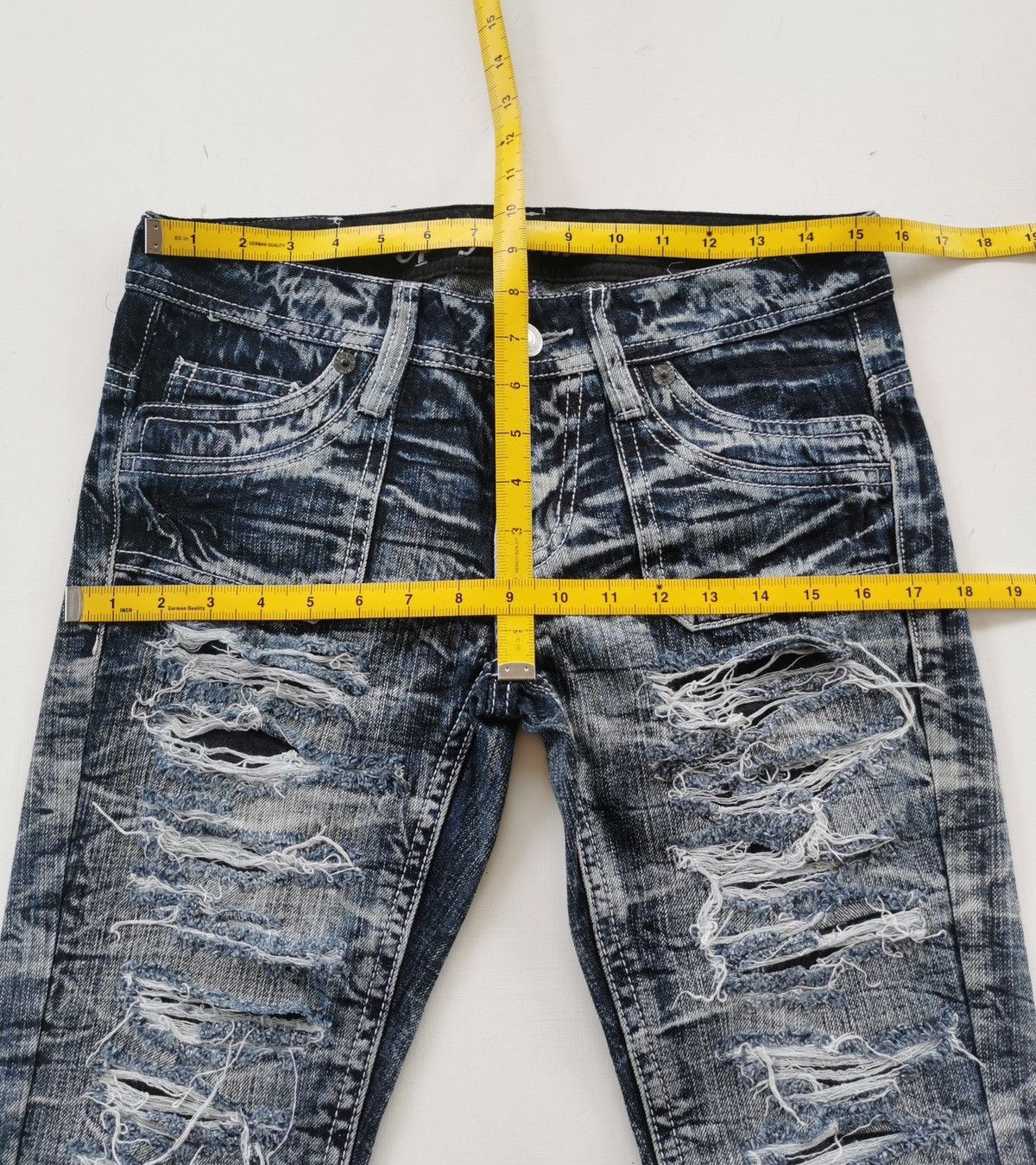 Japanese Brand Boro Bootcut Theoria Spicy Denim Jeans Undercover Inspire Size 31" - 9 Thumbnail