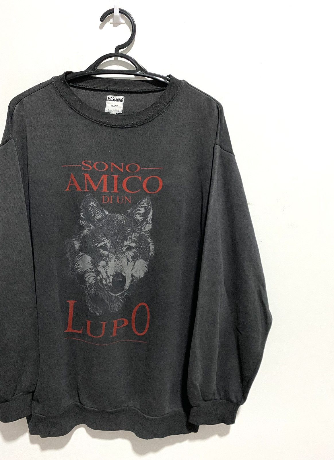 Moschino Vintage Thrash Moshino jeans Sweatshirt Size US L / EU 52-54 / 3 - 2 Thumbnail