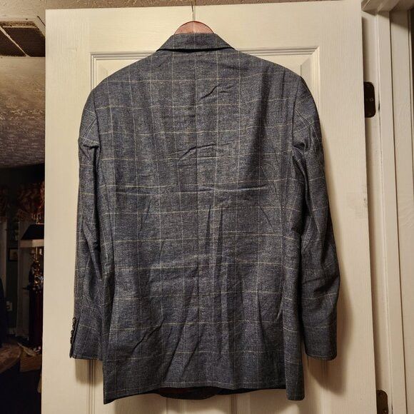 Jos. A. Bank Jos.a.bank men's 51%silk 49%linen sport coat blazer 42R Size 42R - 4 Thumbnail