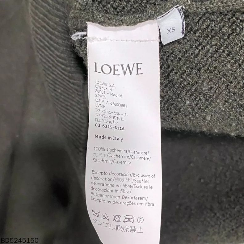 Loewe LOEWE Pure cashmere logo hoodie Size XS / US 0-2 / IT 36-38 - 4 Thumbnail