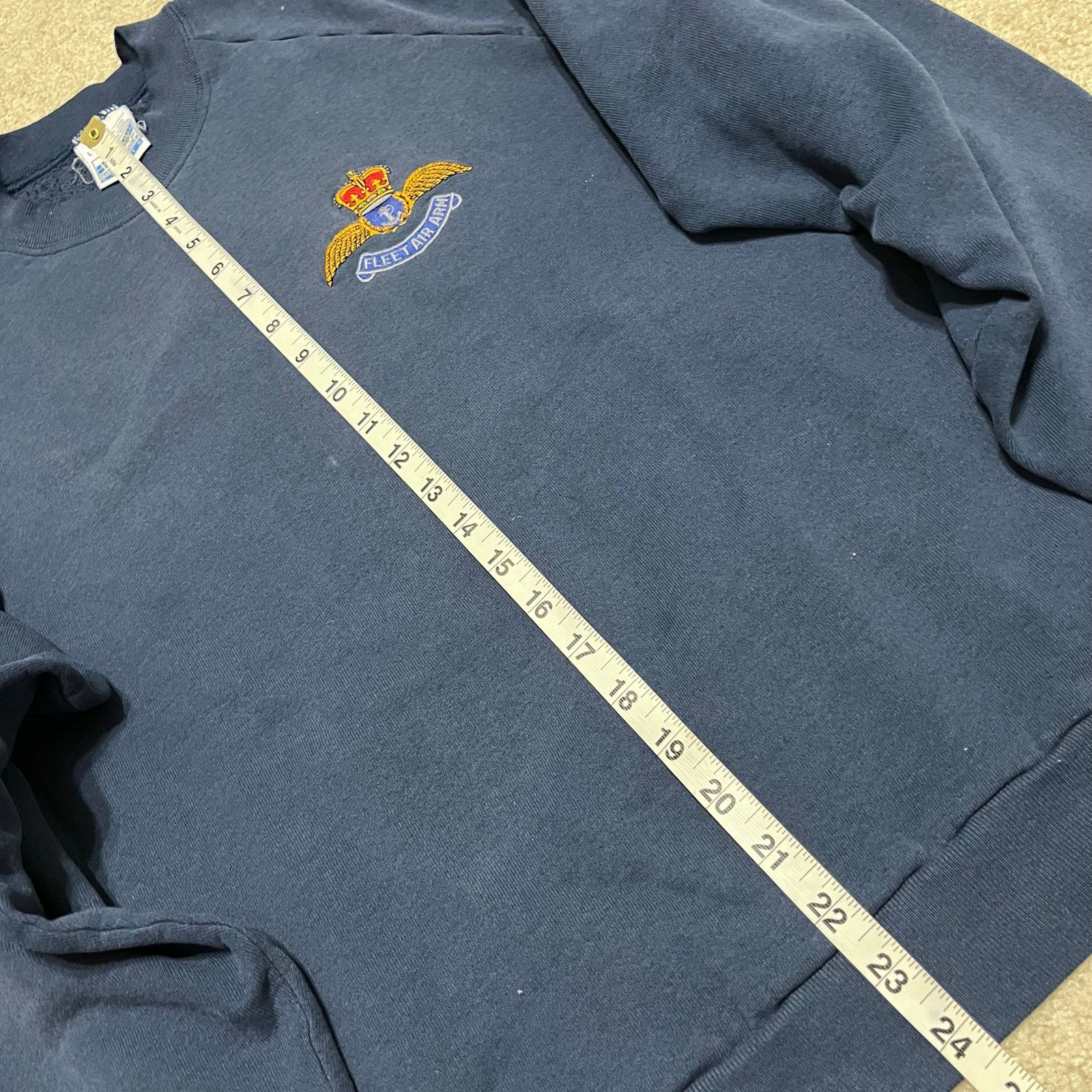 Other Vintage Fleet Air Army Navy Embroidered Crewneck Sweatshirt Size US L / EU 52-54 / 3 - 4 Thumbnail