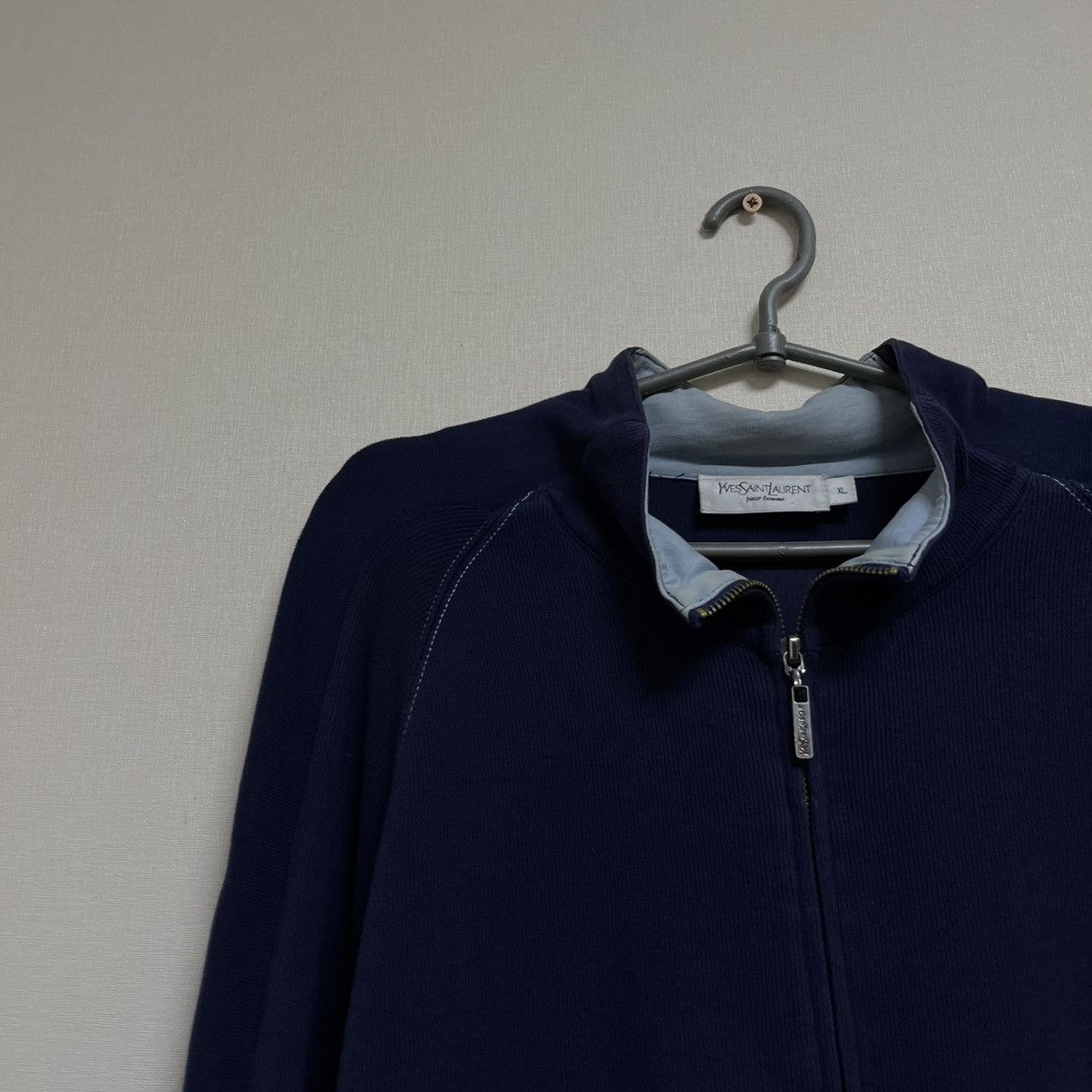 Yves Saint Laurent Vintage Yves Saint Laurent Full Zip Fleece Sweatshirt YSL Size US XL / EU 56 / 4 - 3 Thumbnail
