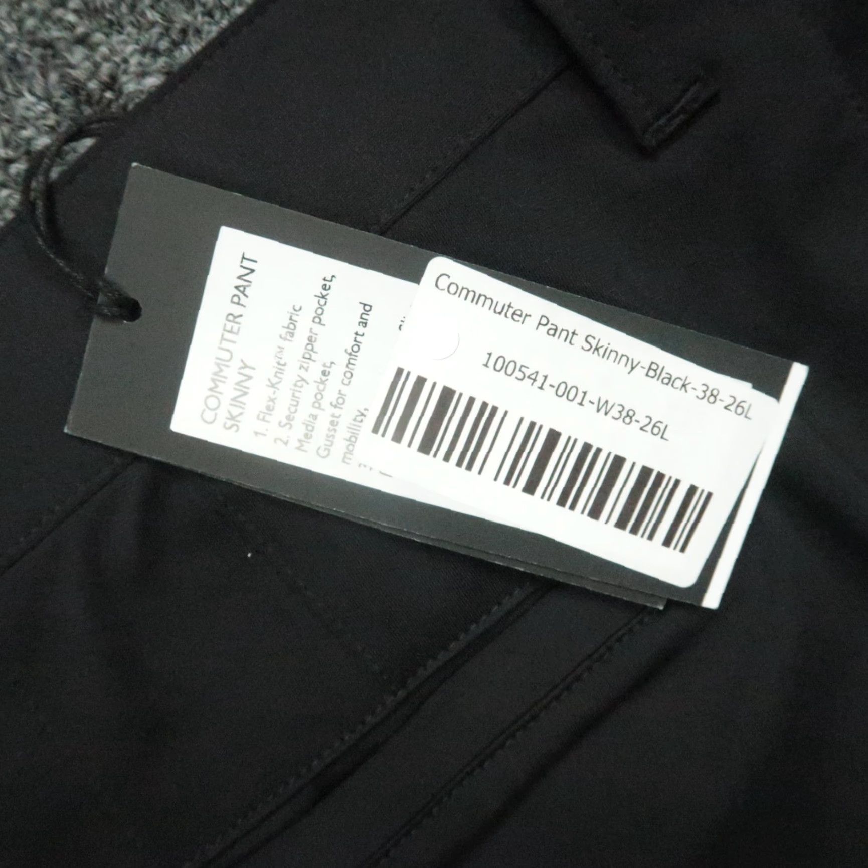 Rhone Rhone Pants Mens 38x26 Black Commuter Skinny Chino Performance Lightweight NWT Size US 38 / EU 54 - 5 Thumbnail
