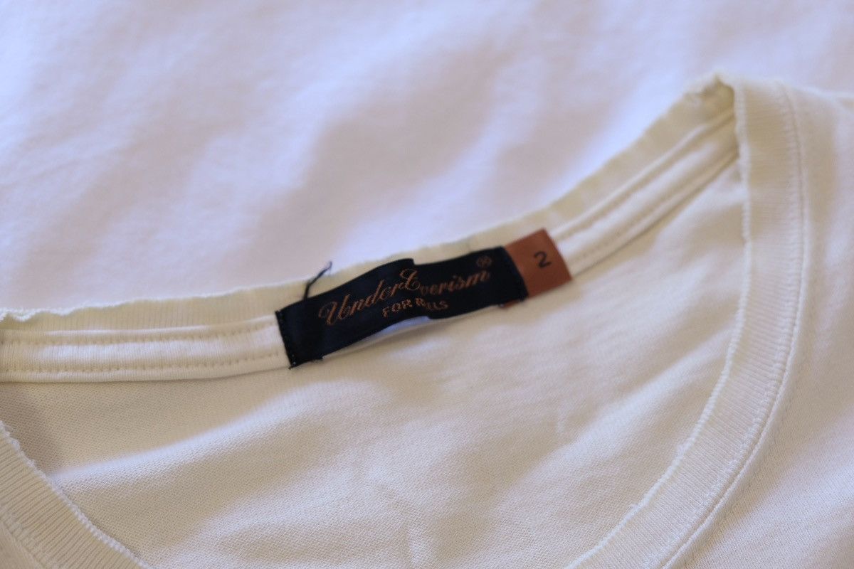 Undercover Undercoverism t shirt Sz 2 white brain judge Size US S / EU 44-46 / 1 - 3 Thumbnail