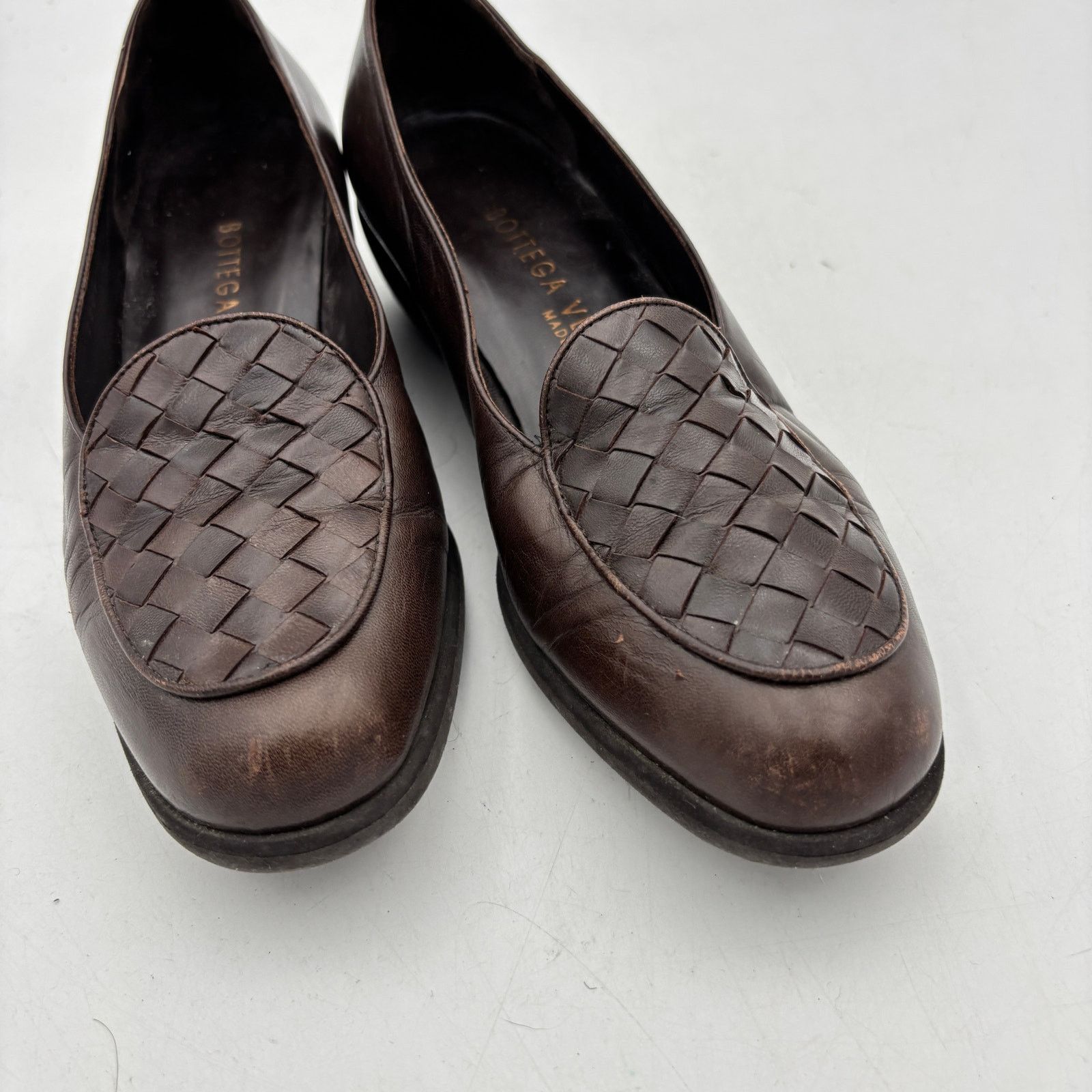 Bottega Veneta Bottega Veneta Intrecciato Woven Leather Loafers Women's 6B Size US 6 / IT 36 - 12 Thumbnail