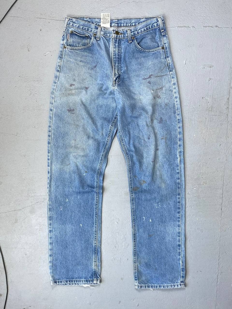Carhartt × Vintage Distressed Denim Carhartt Painter baggy vintage jeans Size US 34 / EU 50 - 3 Thumbnail