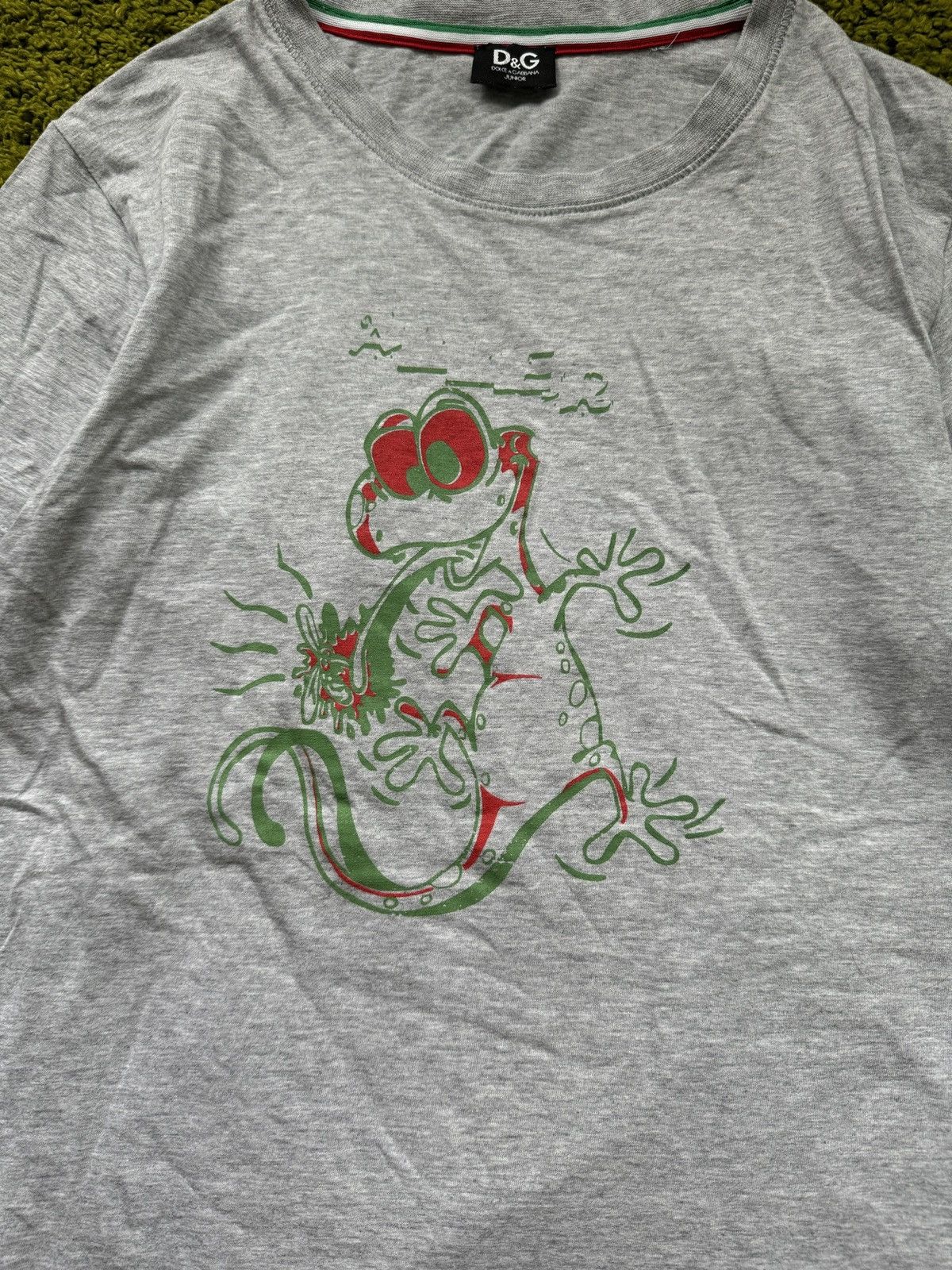 Designer × Dolce & Gabbana × Vintage 🐸 Dolce & Gabbana D&G junior frog logo t-shirt Size XS / US 0-2 / IT 36-38 - 3 Thumbnail