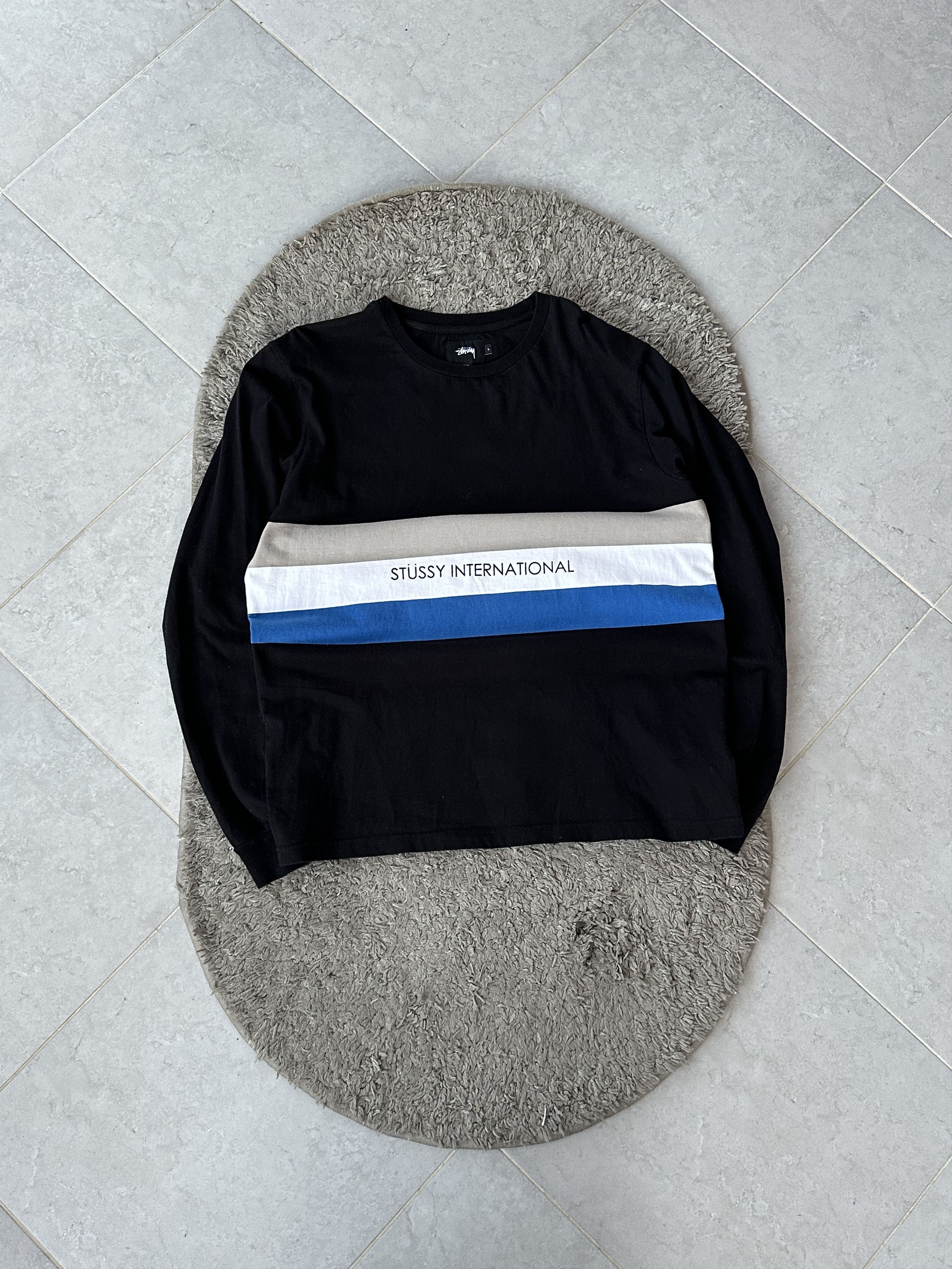 Stussy Vintage Long Sleeve Stussy Mini Logo Center Y2K Style Size US L / EU 52-54 / 3 - 1 Thumbnail