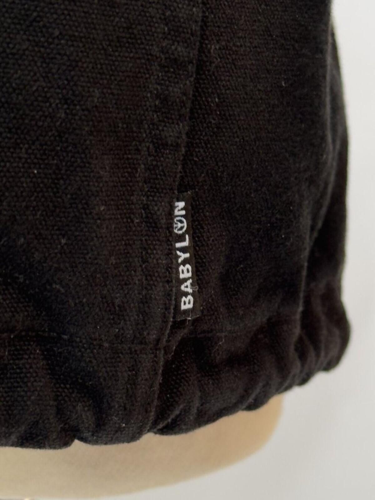 Babylon Babylon LA Hooded Parka Jacket Black, Rose Patches, Unisex M Size US M / EU 48-50 / 2 - 8 Thumbnail