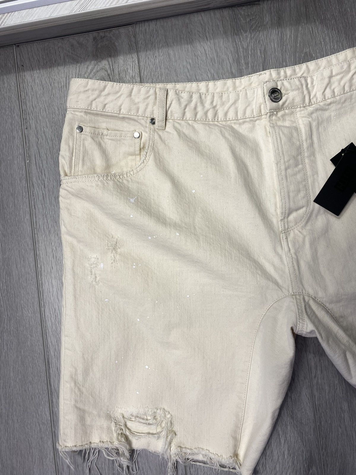Kith RRP $175 New Kith Columbus Denim Distressed Shorts Size US 38 / EU 54 - 3 Thumbnail