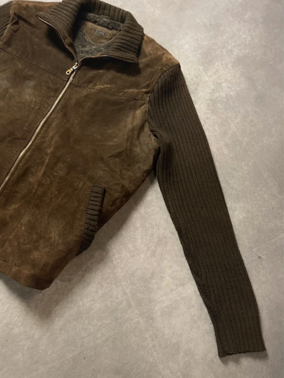 Vintage Vintage leather and wool jacket Size US L / EU 52-54 / 3 - 3 Thumbnail