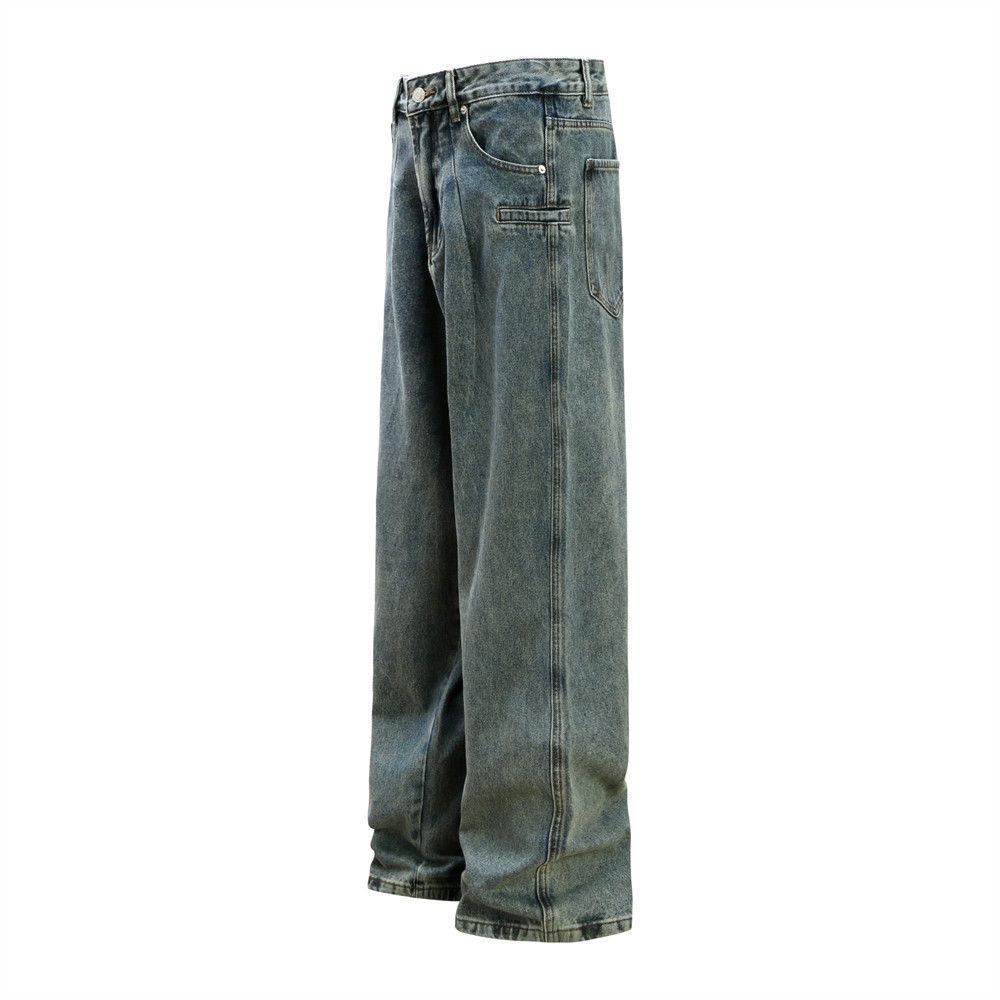 Japanese Brand × Jean American style washed distressed loose straight jeans Size US 32 / EU 48 - 3 Thumbnail