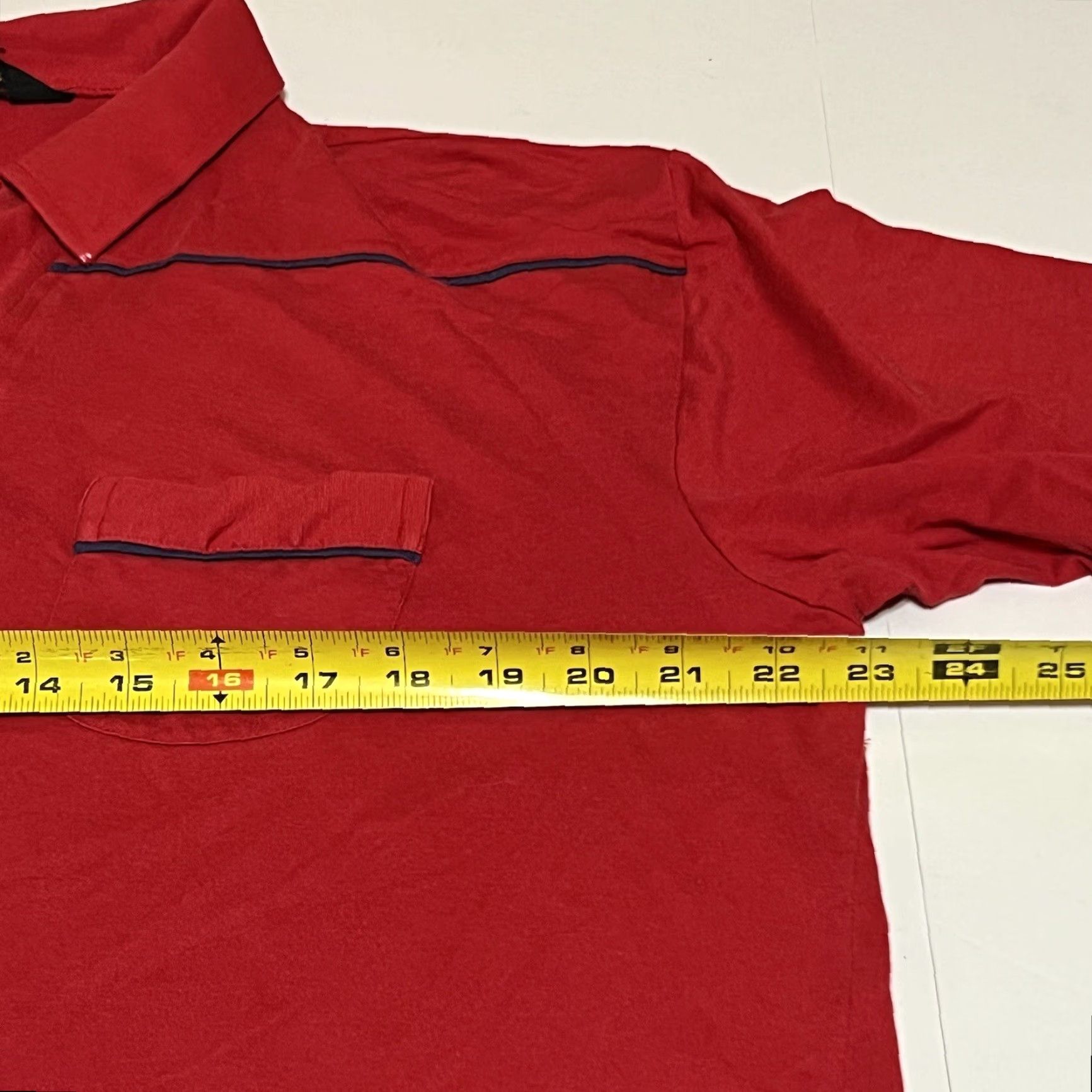 Van Heusen VINTAGE Van Heusen Polo Shirt Men’s XL Red 80s Short Sleeve Cotton Blend Regular Polo Mens Size US XL / EU 56 / 4 - 6 Thumbnail