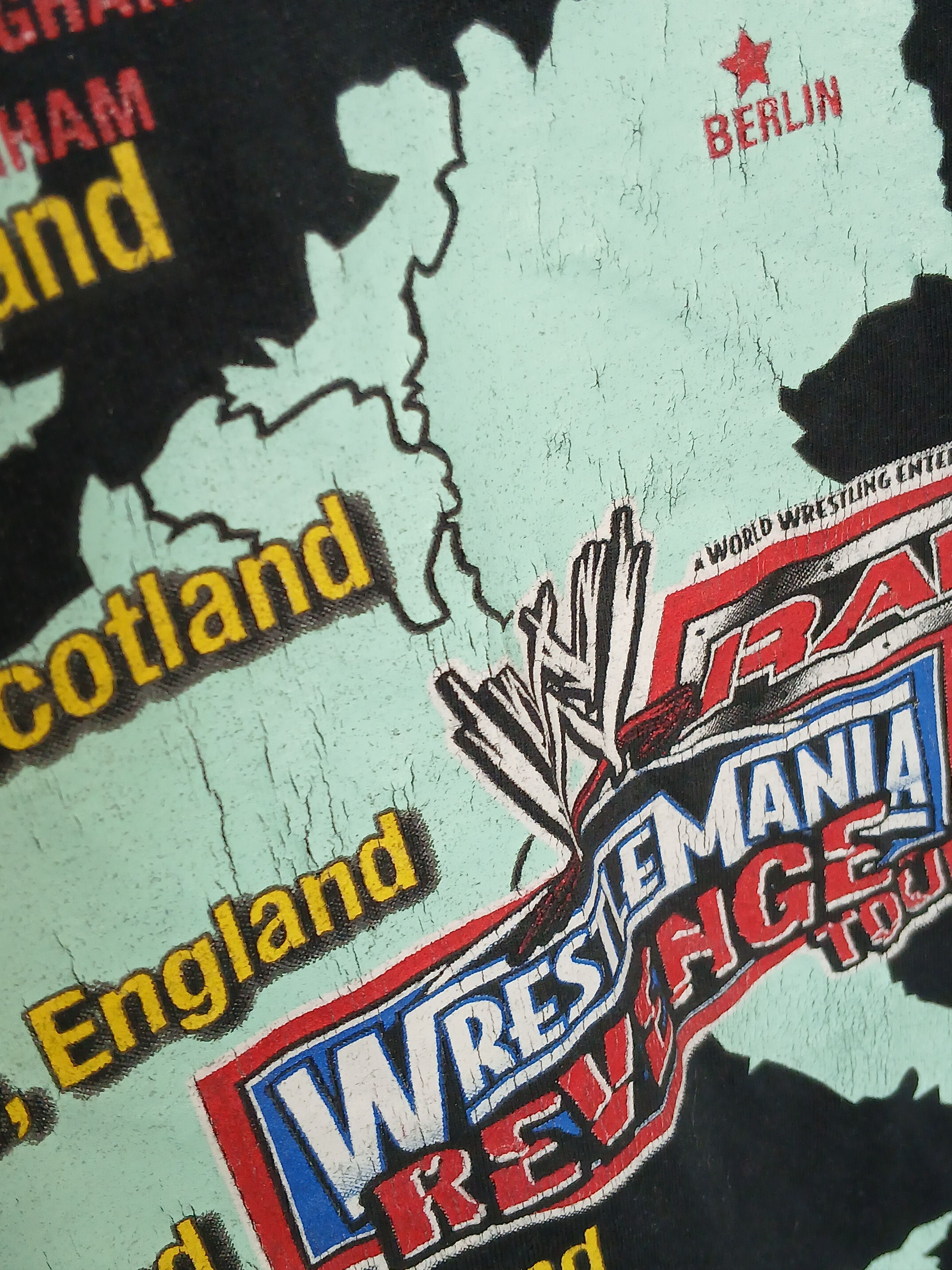 WWE × WWF WWE Wreslemania Revenge Tour T-Shirt Size US XL / EU 56 / 4 - 7 Thumbnail