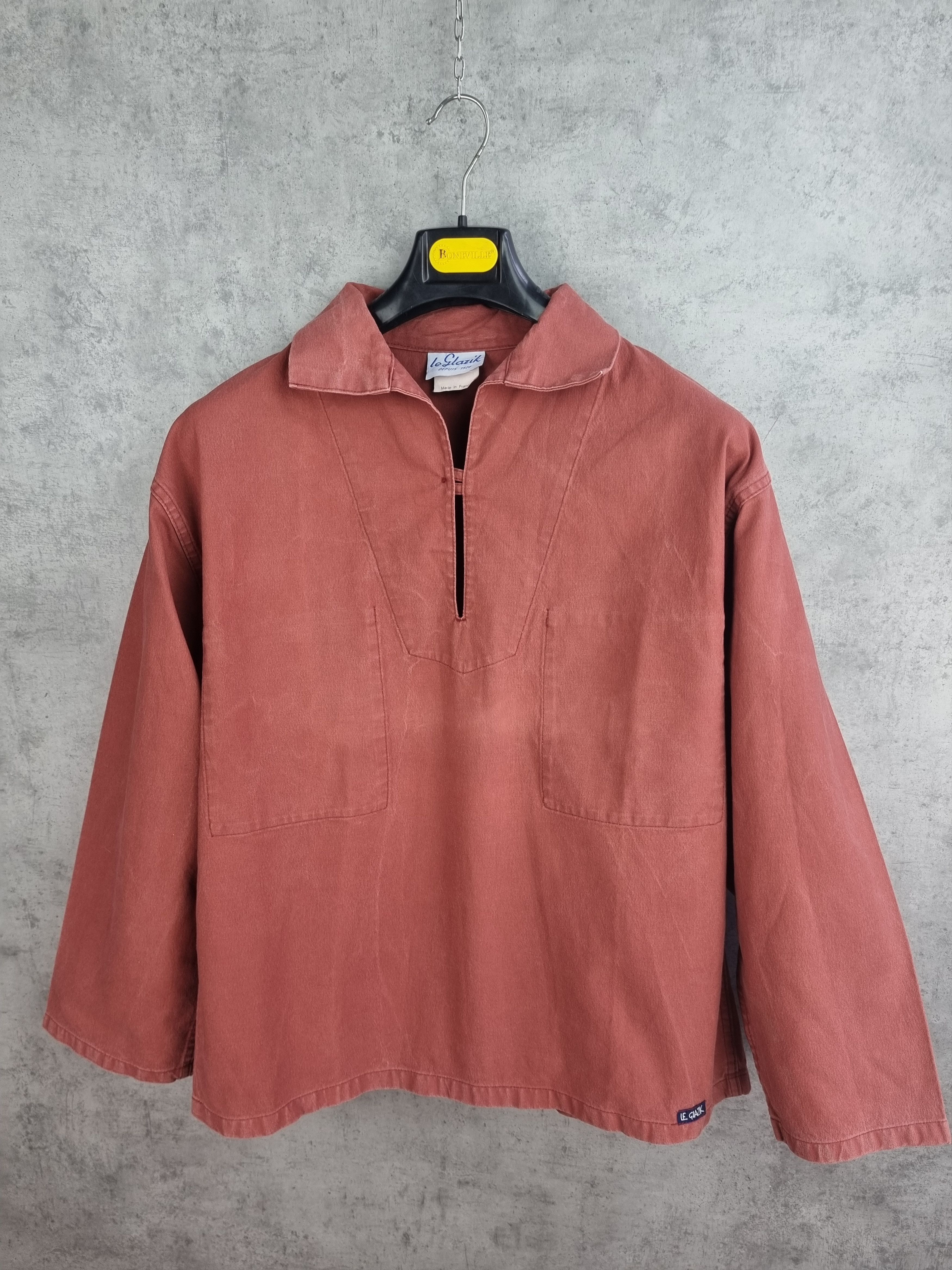 Le Laboureur × Vintage Rare Vintage Le Glazik worker fisherman shirt Size US M / EU 48-50 / 2 - 4 Thumbnail