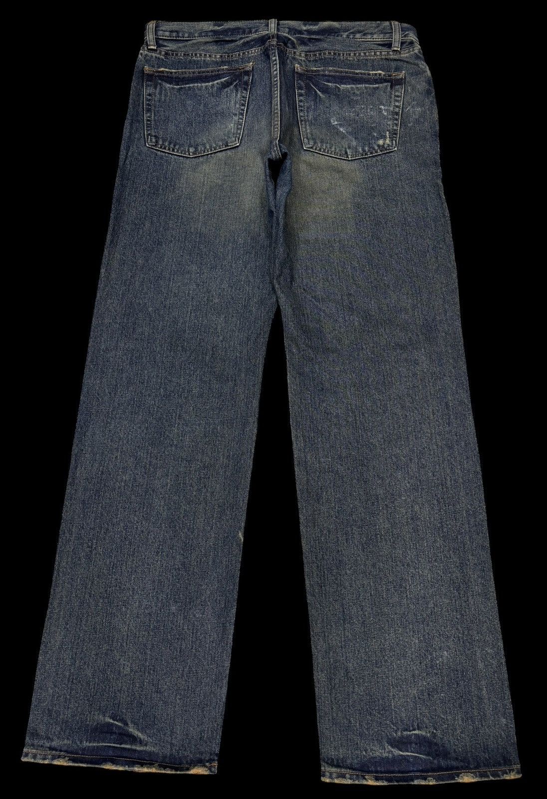Tornado Mart GL HEART RUSTY BAGGY DISTRESSED DENIM JEANS Size US 35 - 2 Thumbnail