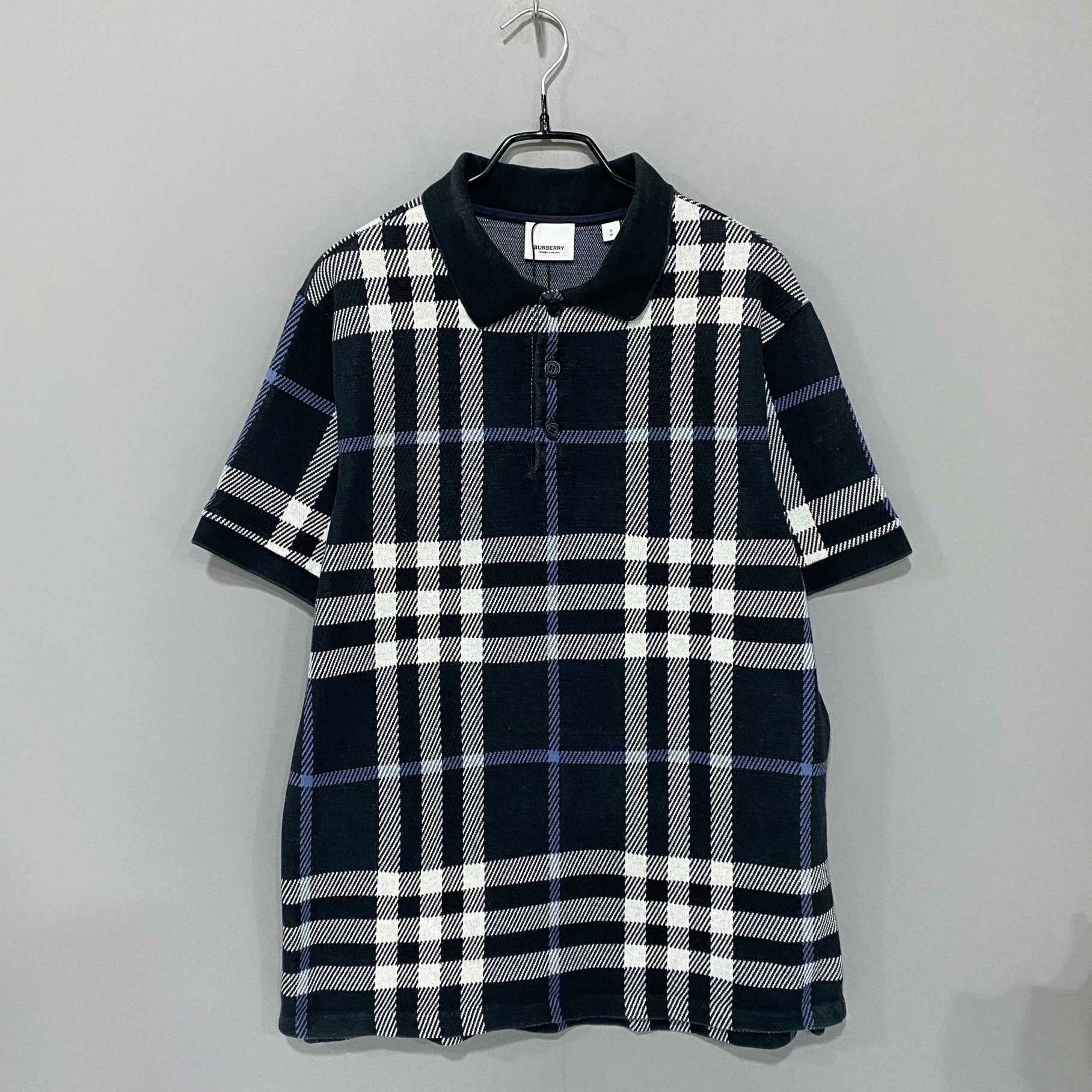Burberry Burberry Cotton Plaid Polo s Men Size US S / EU 44-46 / 1 - 1 Thumbnail
