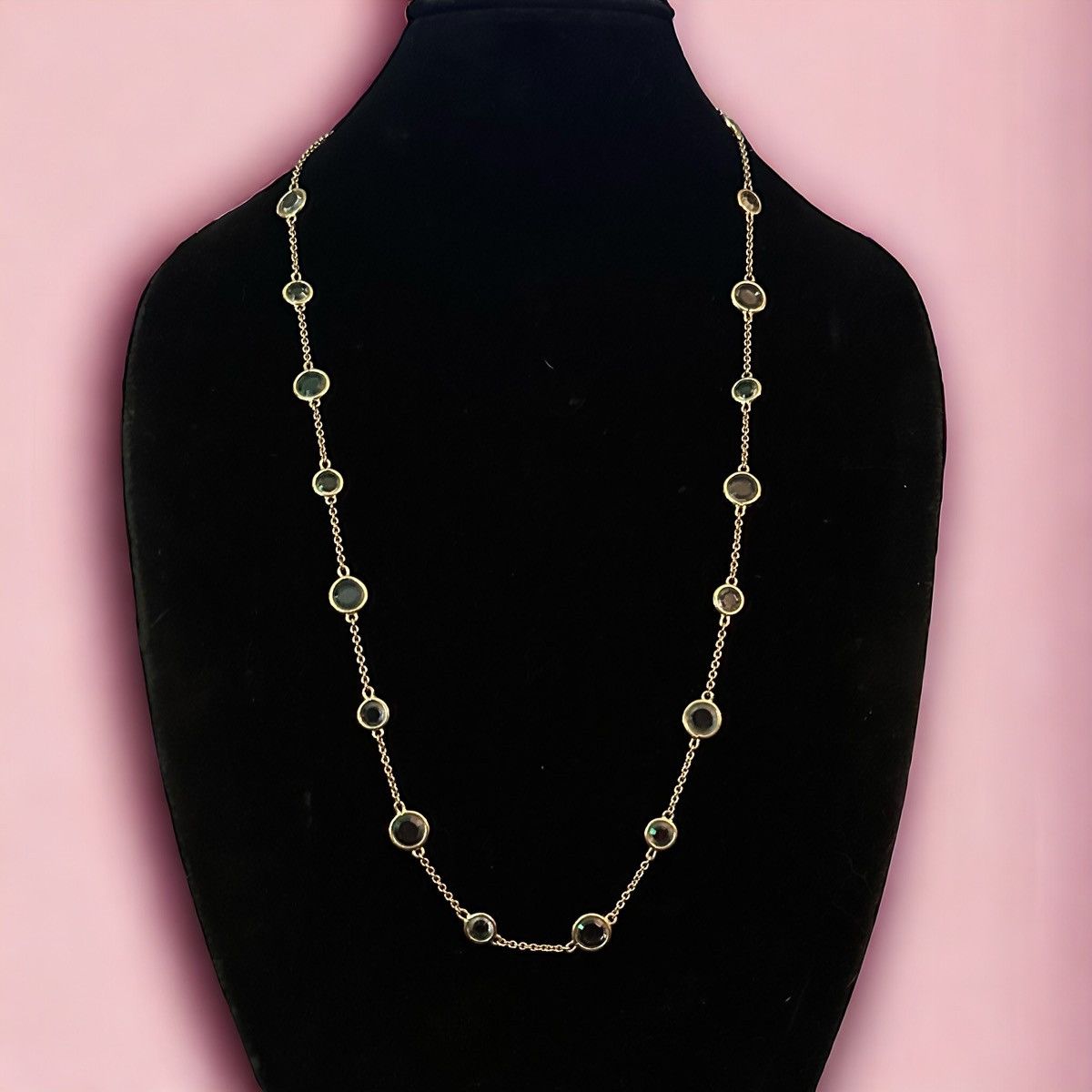 Kate Spade Kate Spade bezeled CZ crystal stones necklace Size ONE SIZE - 1 Thumbnail