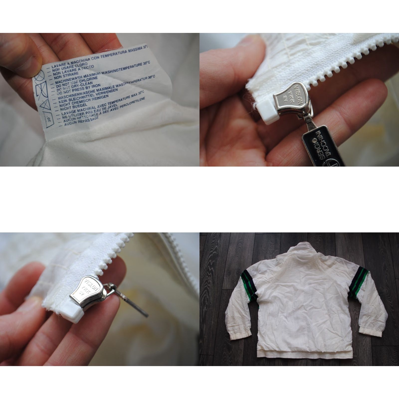 Sergio Tacchini Sergio Tacchini 80's Vintage Willander Tennis Tracksuit Top Jacket Size 50 Retro Jacket Men XL White Retro Size 50R - 9 Thumbnail
