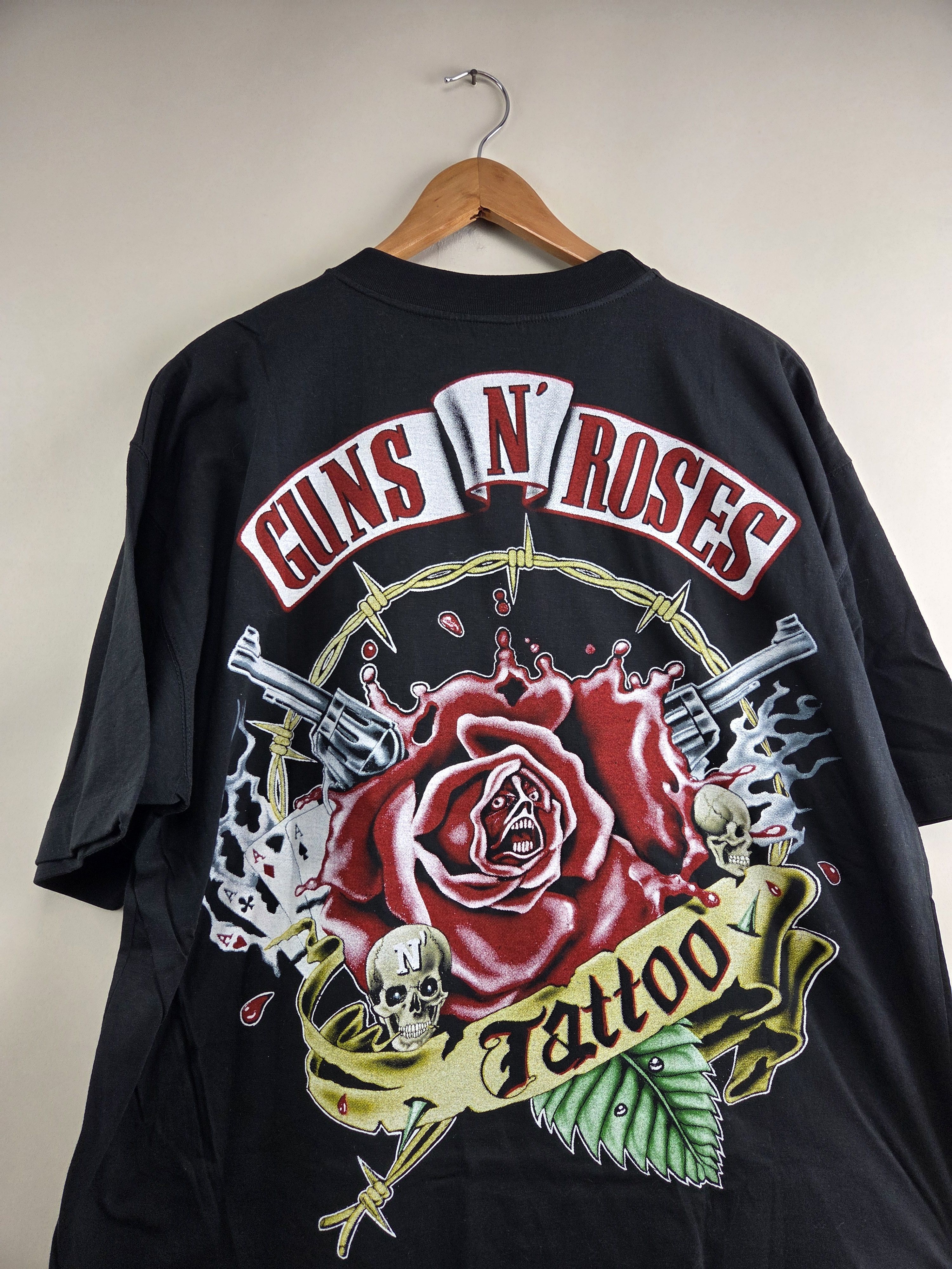Band Tees × Guns N' Roses × Vintage 90s Guns N Roses Axl Jocker Tattoo XL 24" 30" Size US XL / EU 56 / 4 - 5 Thumbnail